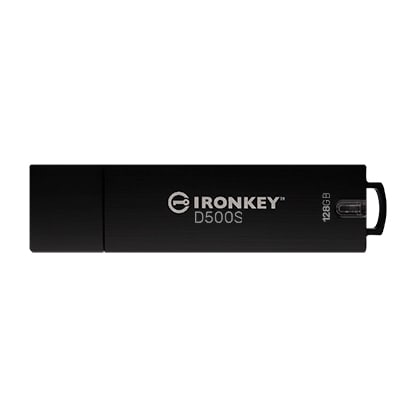 Kingston 128 GB IronKey D500S verschlüsselter USB-Stick USB-A 3.2 Gen1 Standard Image
