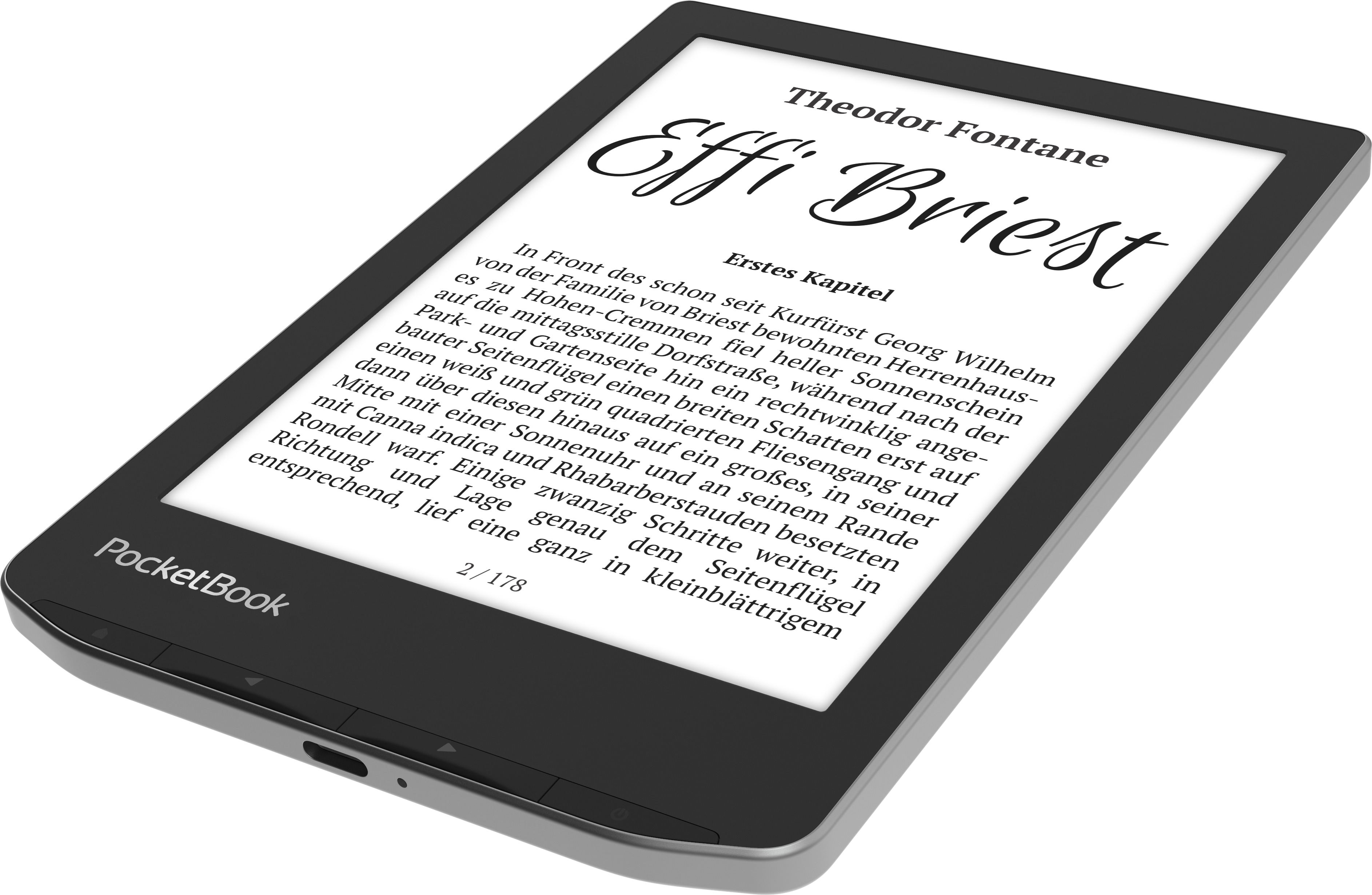 PocketBook Verse eReader mist grey mit 212 DPI 8 GB