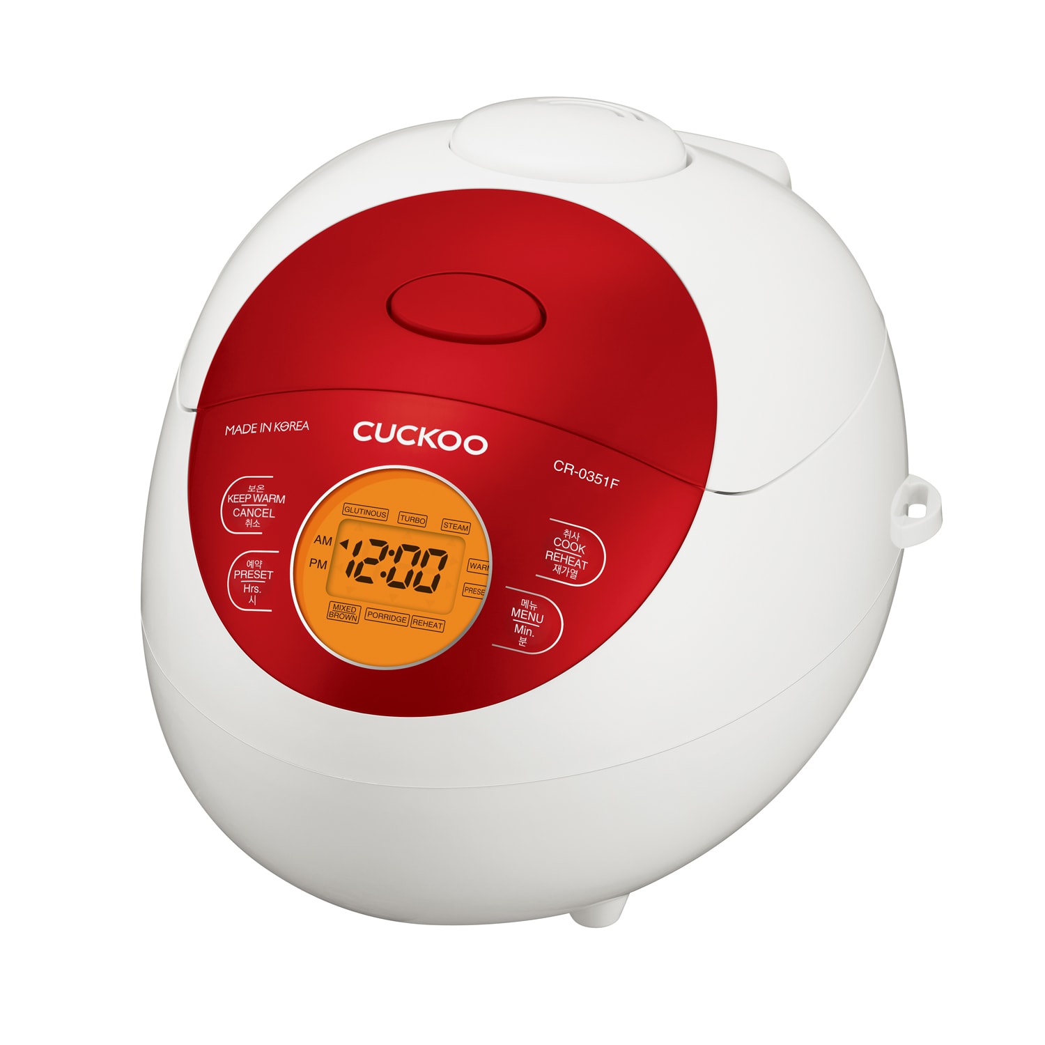 Cuckoo Fuzzy Logic Reiskocher 540Ml, 3 Portionen Cr-0351F - Image 2