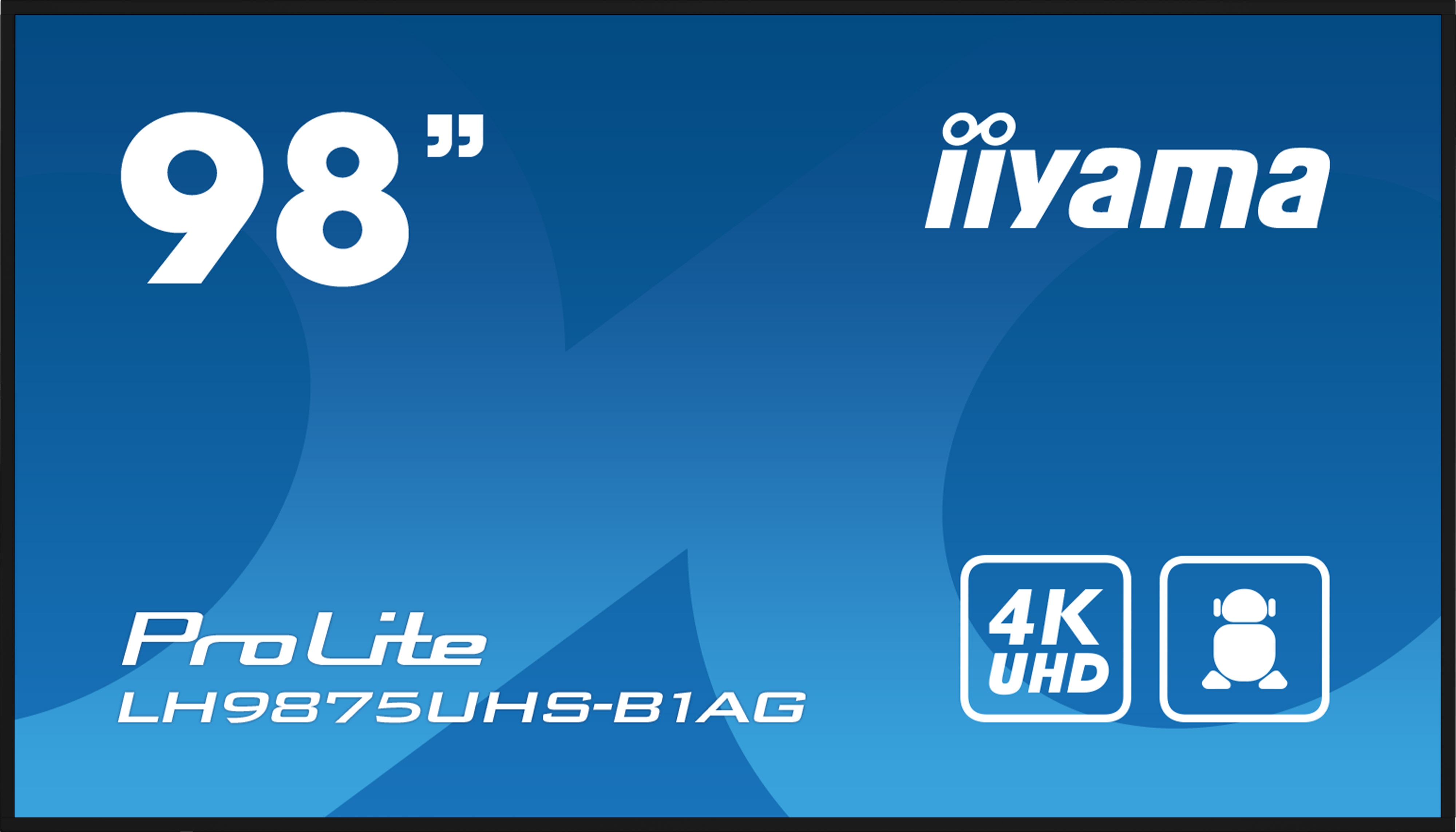 iiyama ProLite LH9875UHS-B1AG 247,7cm (98") 4K Digital Signage Monitor HDMI/DP