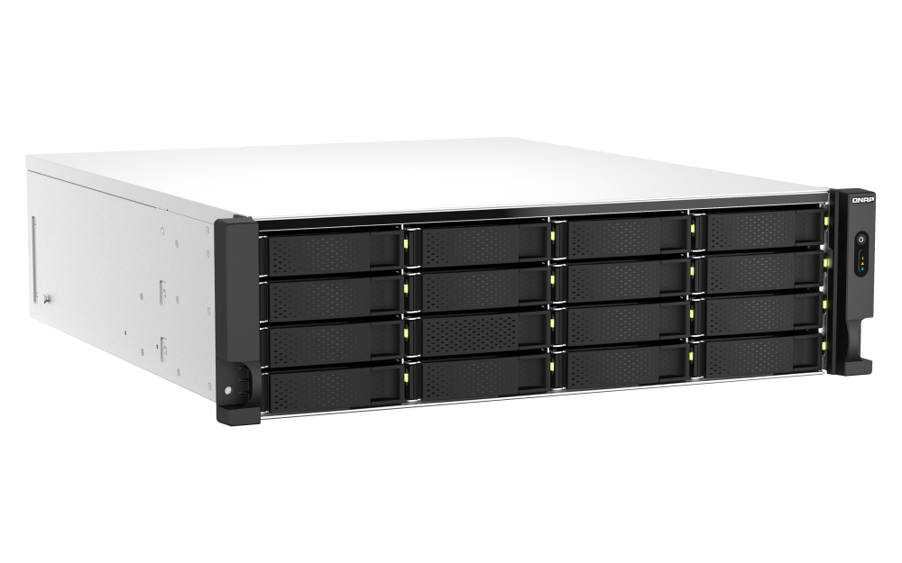 QNAP TS-H2287XU-RP - NAS-Server - 22 Einschübe - Rackversion - SATA 6Gb/s - RAID 0, 1, 5, 6, 10, 50, JBOD, 60 - RAM 32 GB - 2,5 Gigabit Ethernet / 10 Gigabit Ethernet - iSCSI-Unterstützung - 3U - Bild 3