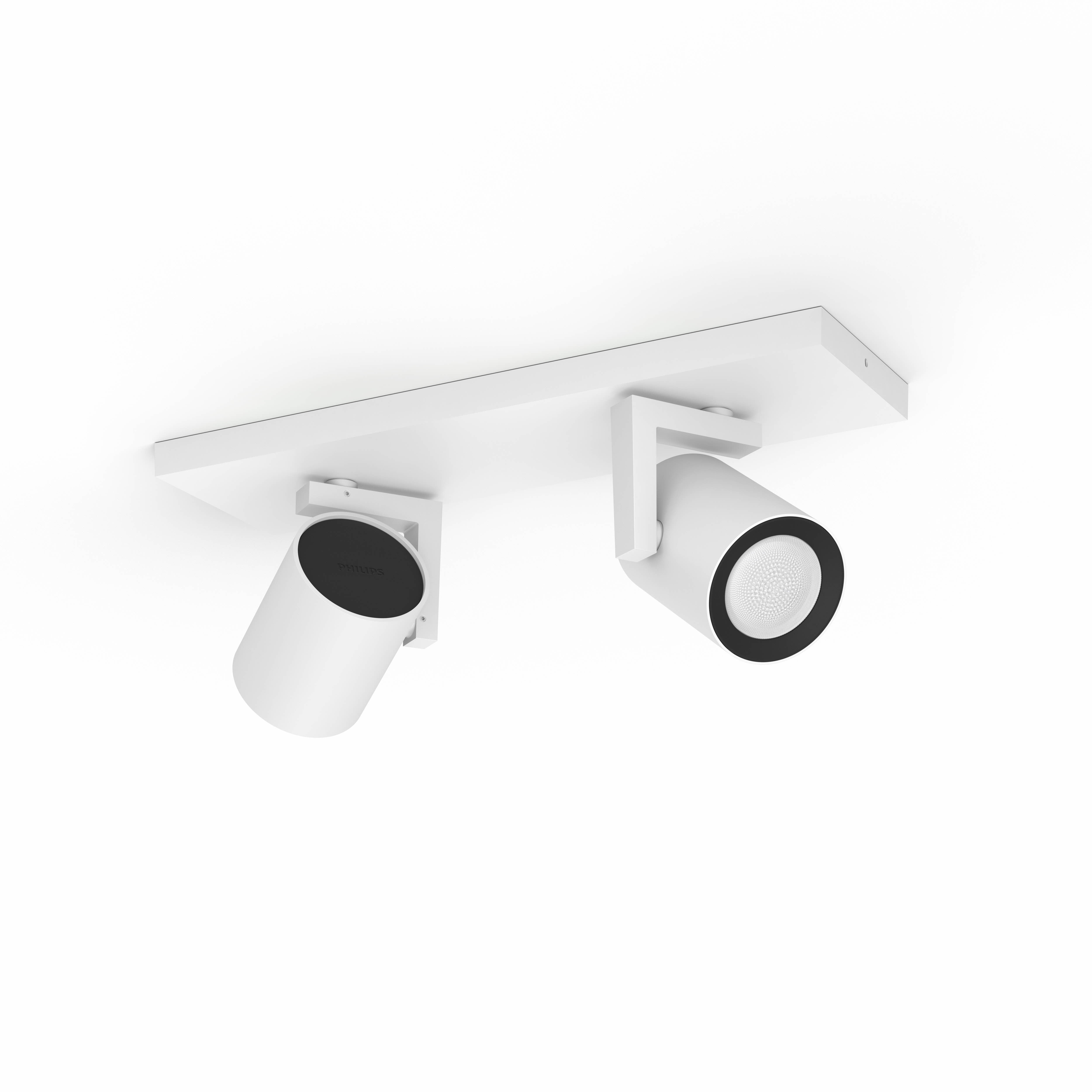 Philips Hue White and color ambiance Argenta double spotlight - Includes GU10 LED bulb - Bluetooth control via app - Control with app or voice - Add Hue bridge to unlock more - Bild 5