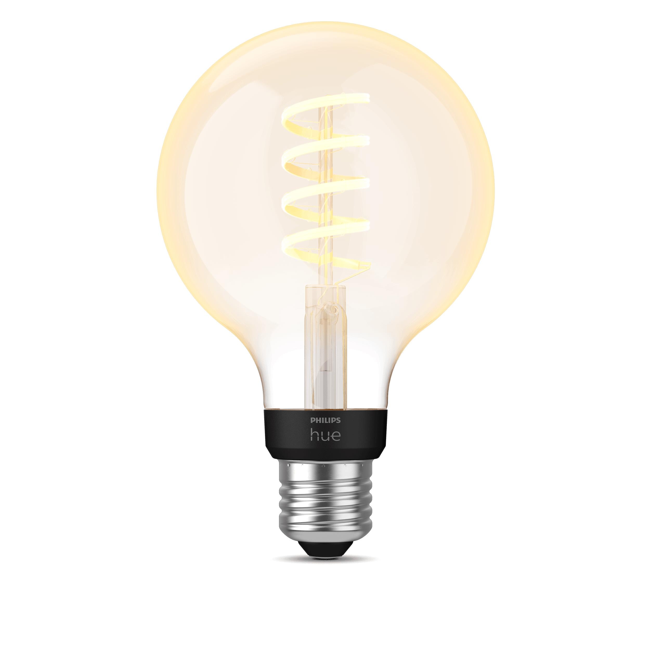 Philips Hue White Ambiance E27 Einzelpack Globe G93 Filament 550lm