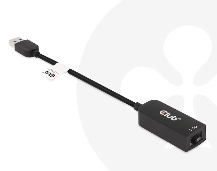 Club3d Club 3D Usb 3.2 Gen1 Adapter Typ-A Zu 2,5 Gigabit Ethernet St./Bu. Größe 3 Schwarz