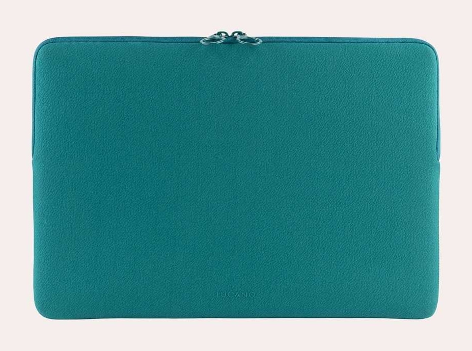 Tucano Top Notebooktasche Sleeve Für Macbook Air / Pro 15" Und Laptop 14", Petrol Größe 15 Blau