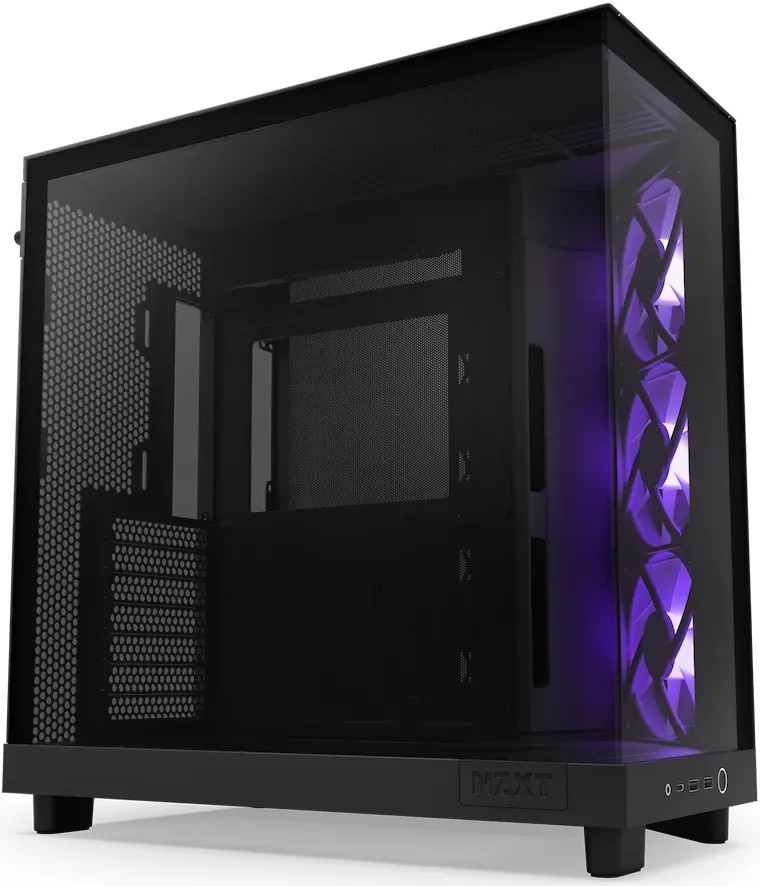 Nzxt H6 Flow Rgb - Mid-Tower Airflow Gaming Gehäuse Glasfenster Größe 3.2 Schwarz