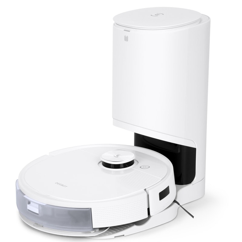Ecovacs T9 Saugroboter Mit Wischfunktion + Automatische Absaugstation Größe 3 Weiß