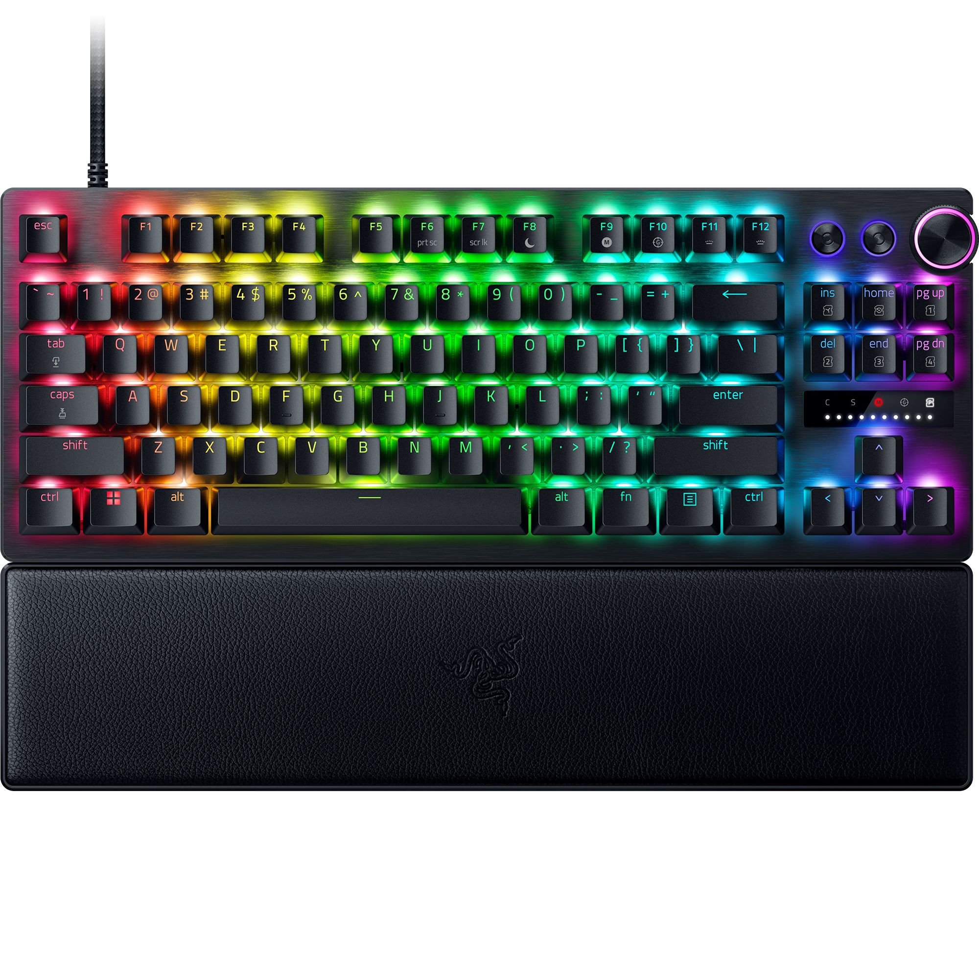 Razer Huntsman V3 Pro TKL Gaming Tastatur (analoge Switches) - E-Sport-Tastatur im Tenkeyless-Layout mit analogen optischen Switches (DE Layout) - Image 3