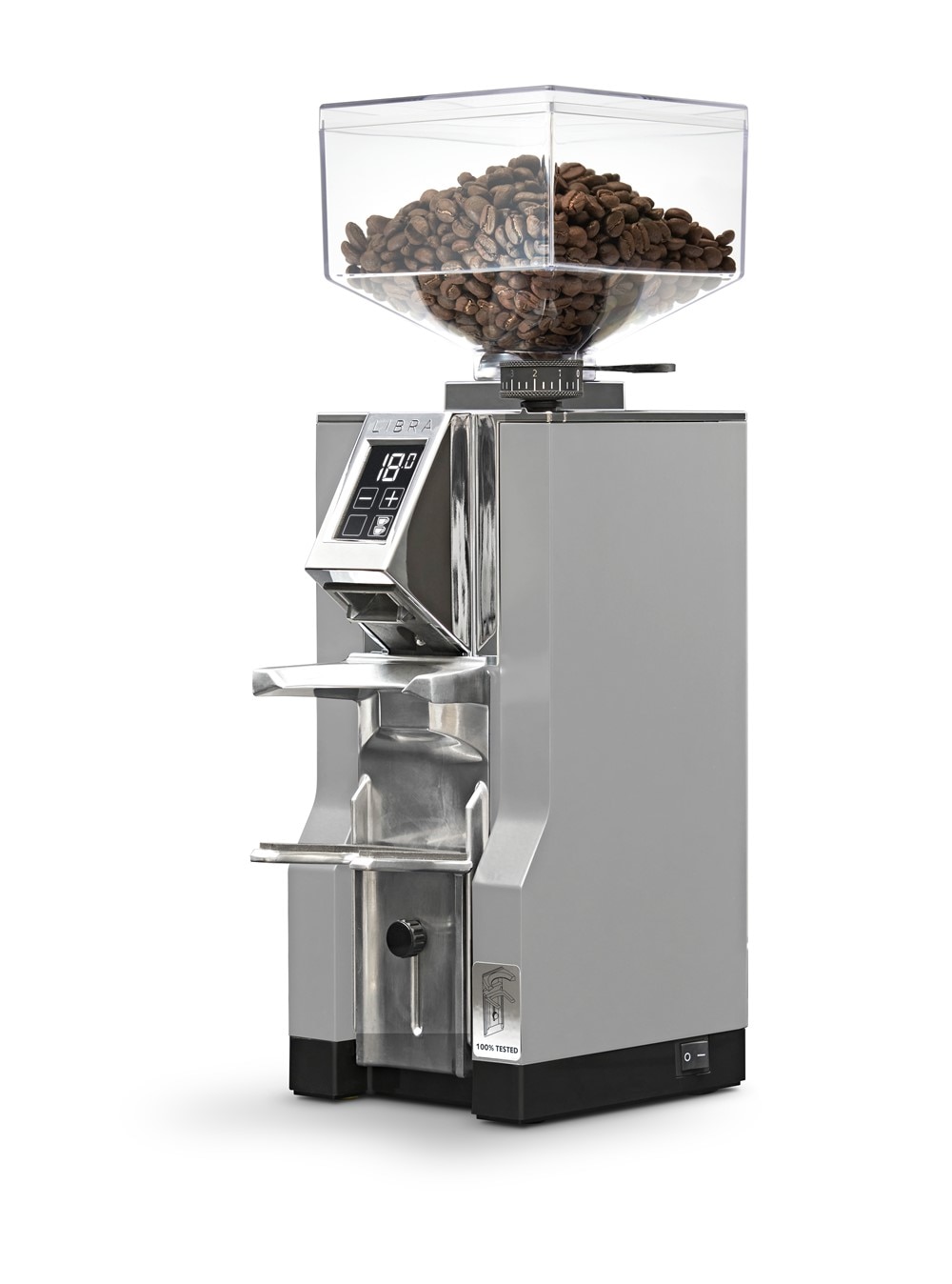 Eureka Mignon Libra 16Cr Espressomühle, 55M Mahlscheiben - Chrom - Bild 2