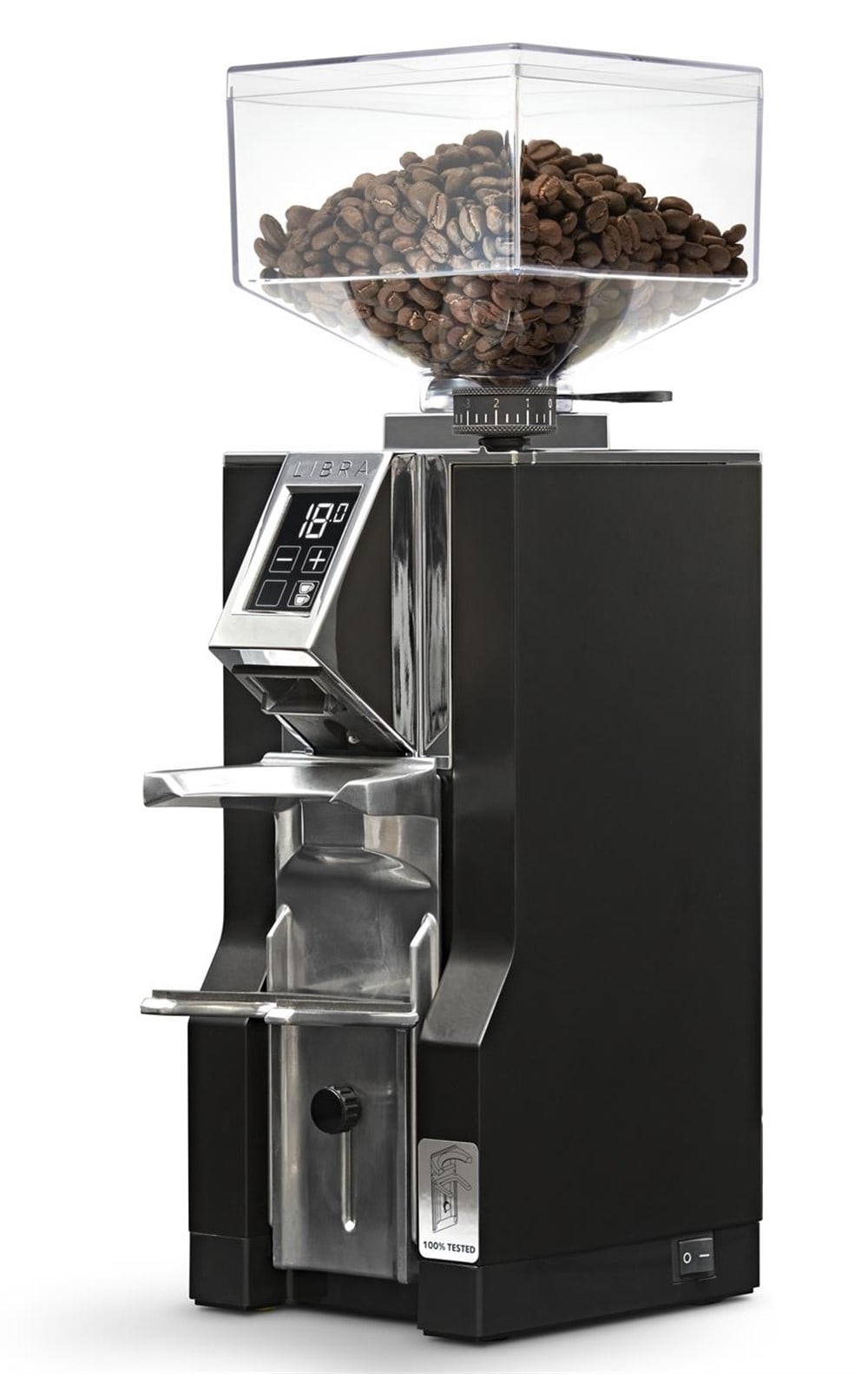 Eureka Schwarz Mignon Libra 16Cr Espressomühle, 55M Mahlscheiben - Matt - Image 2
