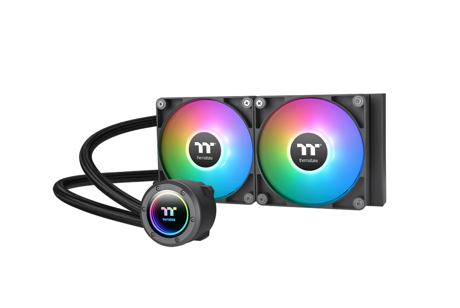 Thermaltake TH240 V2, All-in-One-Flüssigkeitskühler, 12 cm, 1500 RPM, 3300 RPM, Schwarz - Bild 2