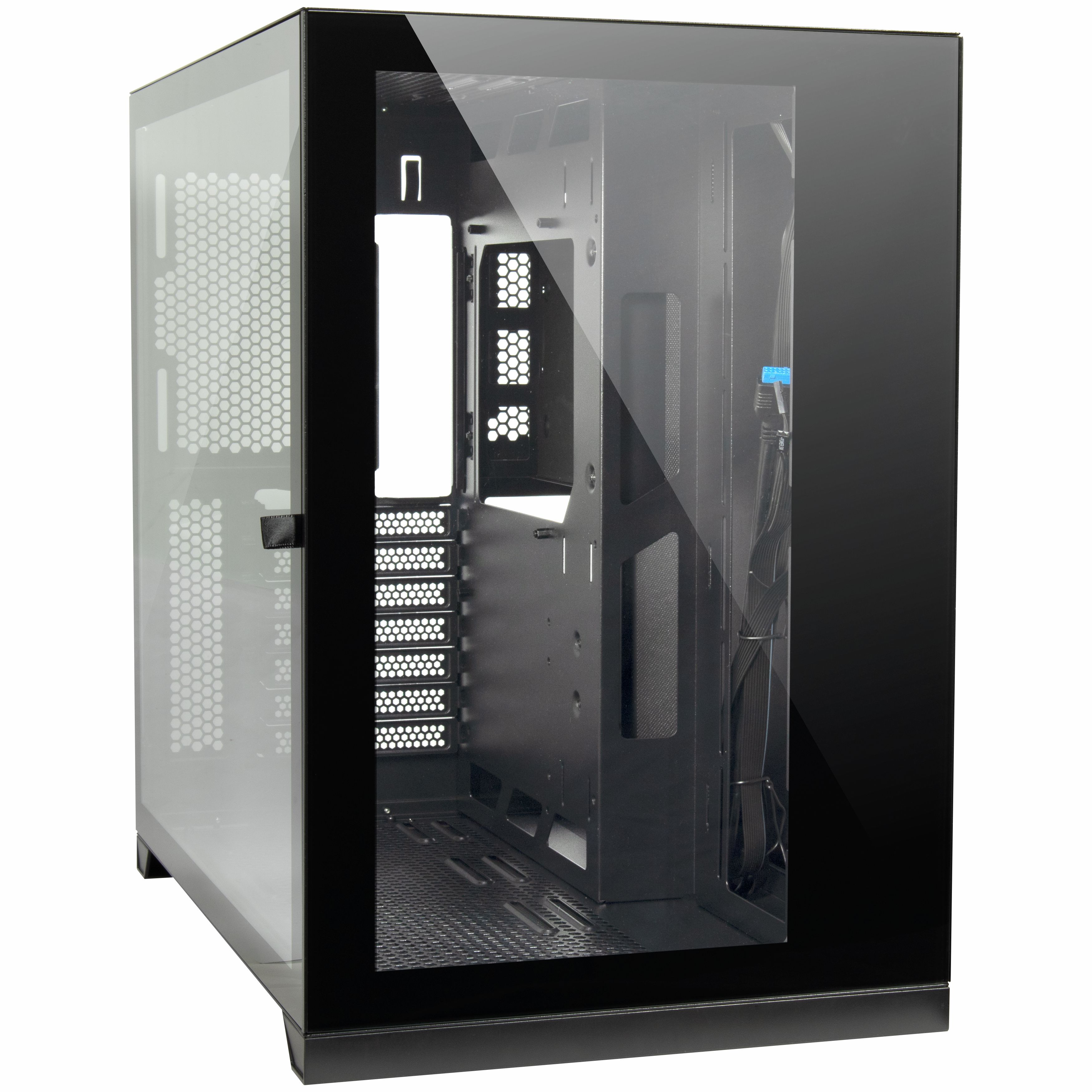 Inter-Tech C-703 Vision Atx Gaming Gehäuse, Tempered Glass, Größe 10 Schwarz
