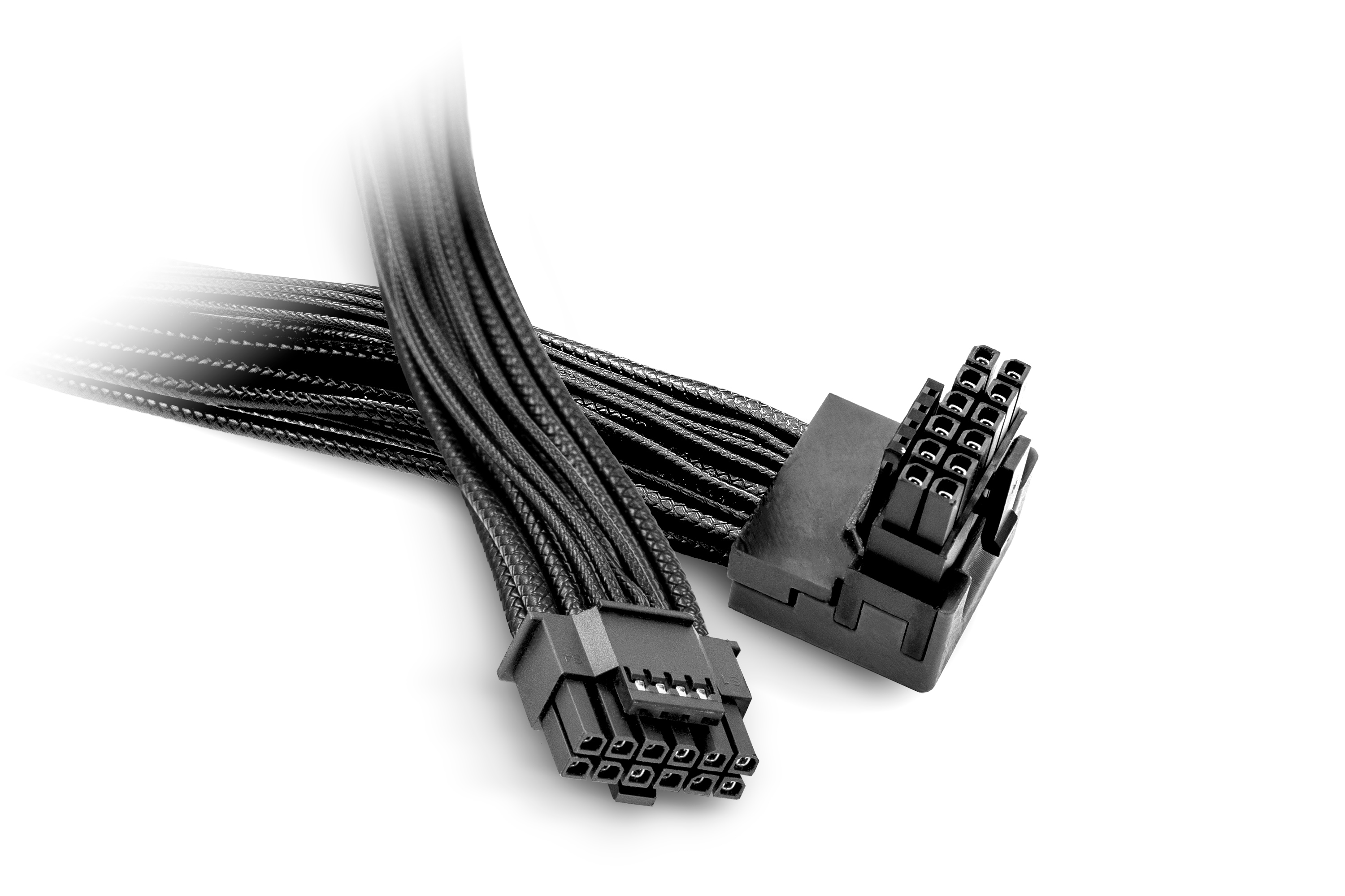 be quiet! 12V-2x6 / 12VHPWR 90° Cable PCI-E, 12V-2x6, 12VHPWR, 0,7 m, Männlich, Männlich, Gerade - Image 5