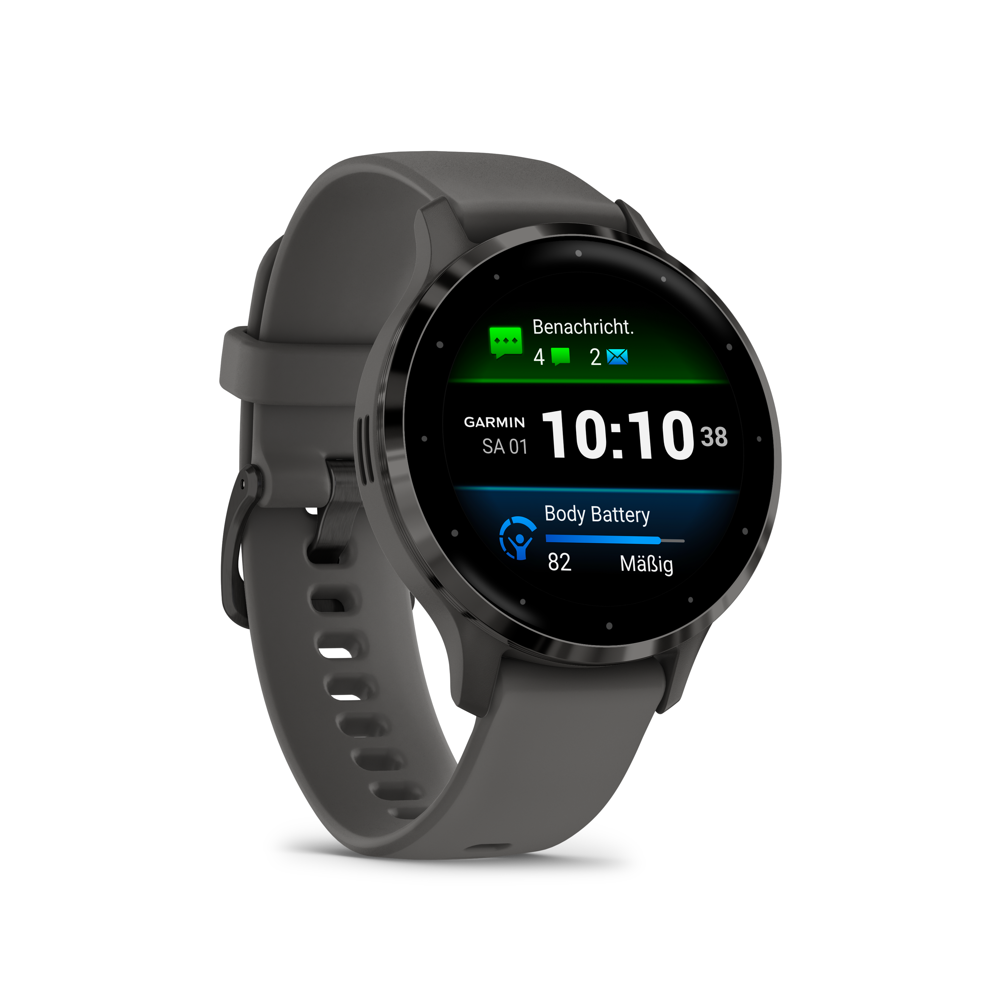 Garmin Venu® 3S Kieselgrau/Schiefergrau
