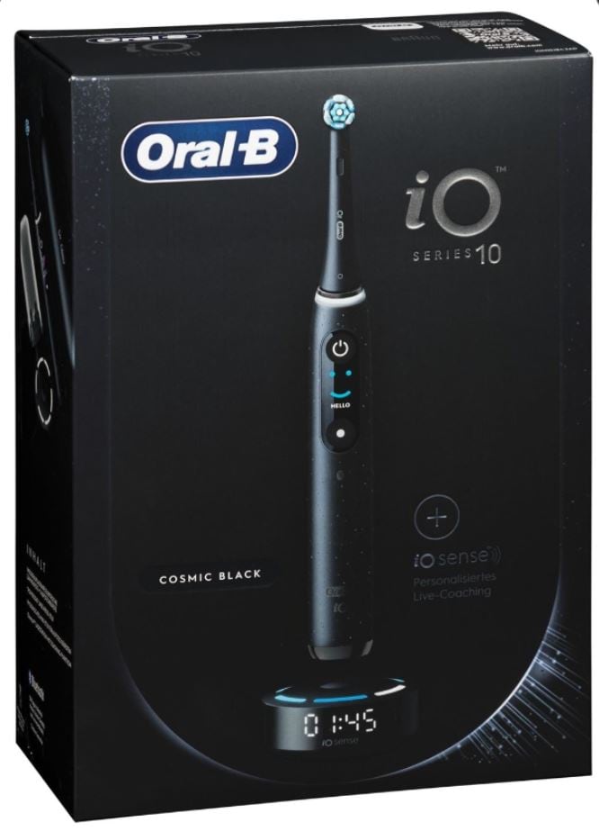 Premium Black Bundle: Oral-B iO Series 10 Cosmic Black mit Zahnseide-Sticks - Image 5