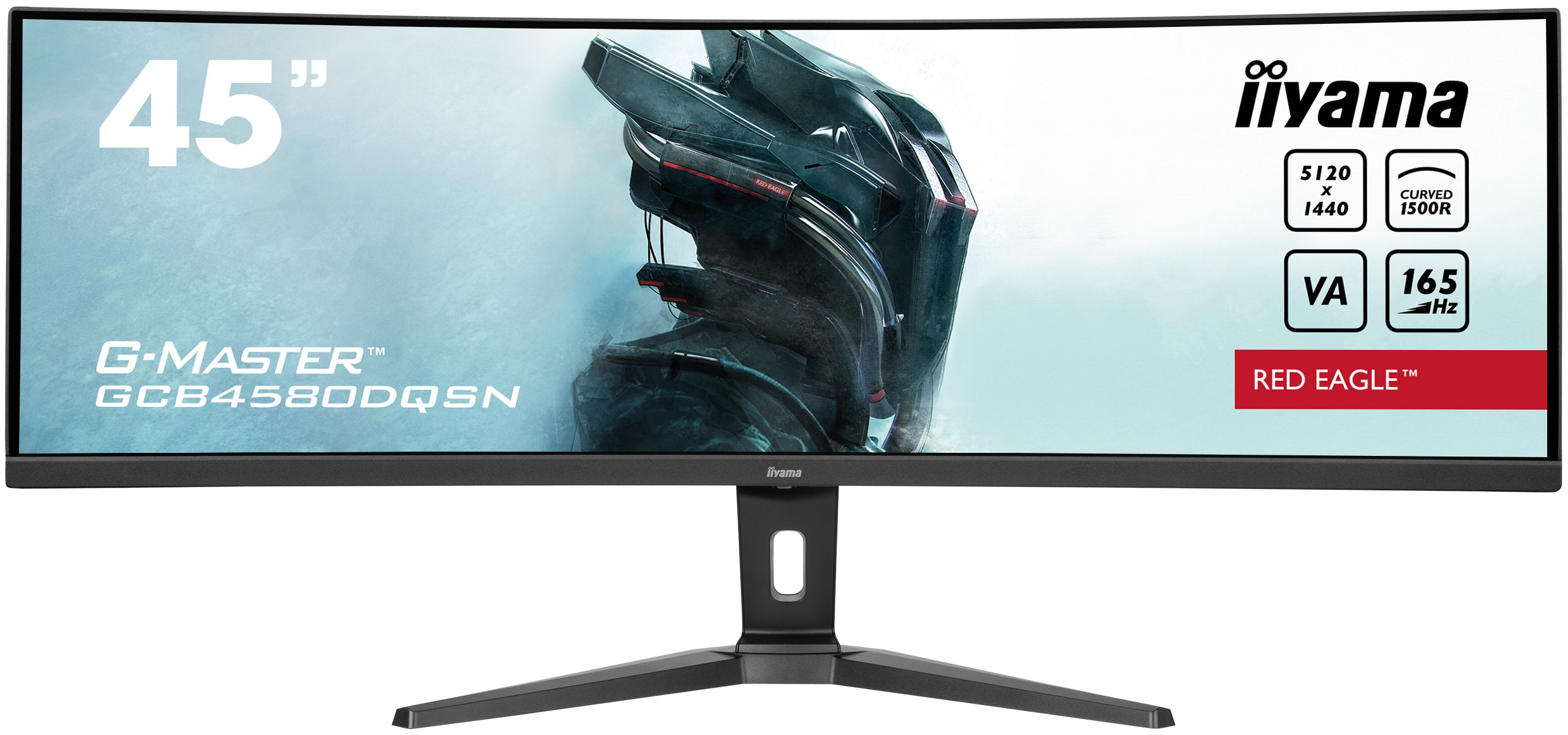 iiyama GCB4580DQSN-B1 (5120 x 1440 Pixel, 44.50"), Monitor, Schwarz - Bild 5