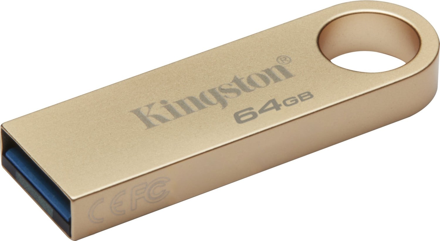 Kingston 64 GB DataTraveler SE9 G3 3.2 Gen1 USB-Stick Metal Gold Image