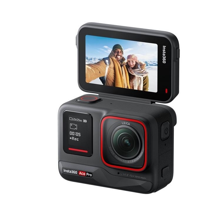 Insta360 Ace Pro Actioncam mit Flip-Touchscreen Standard
