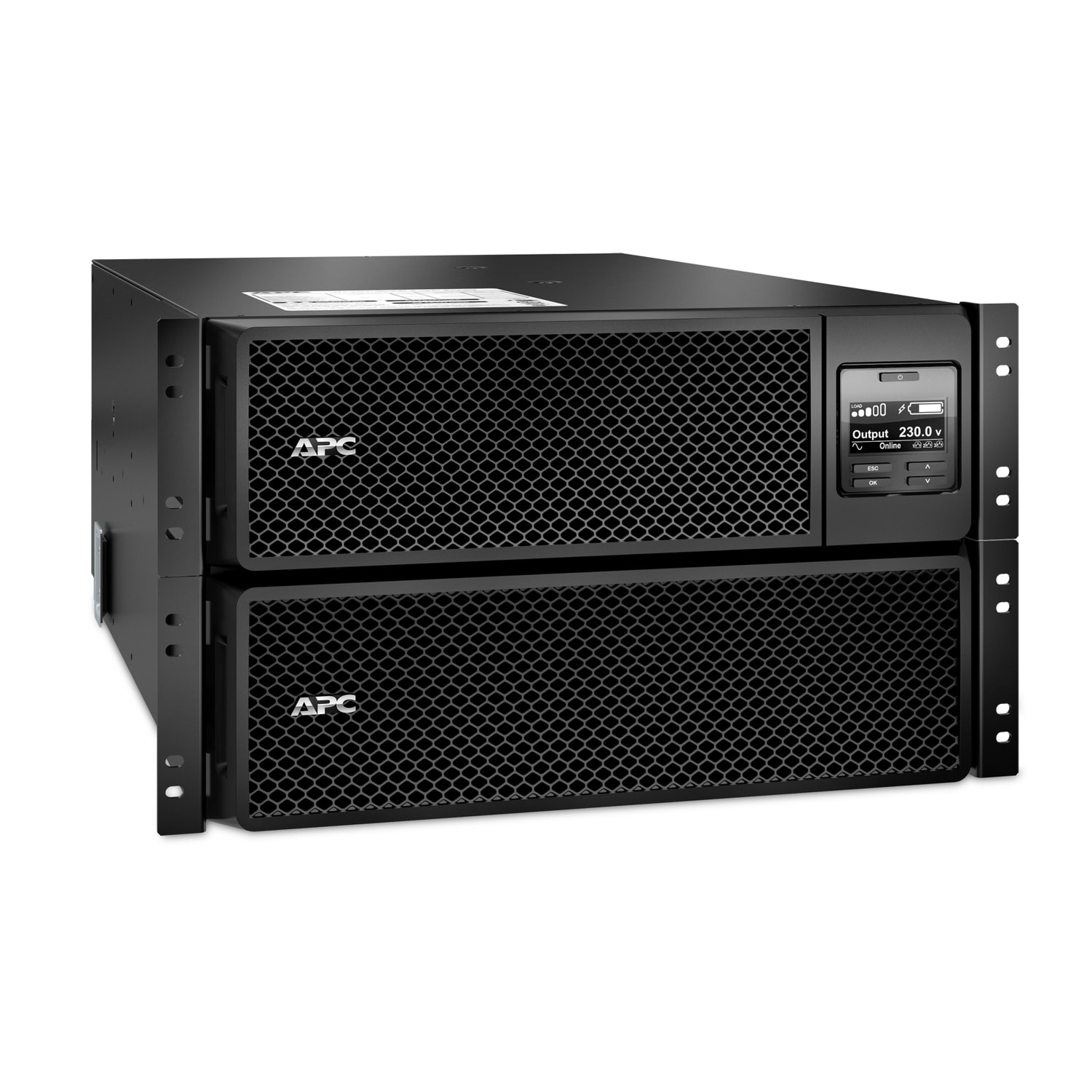 APC Smart UPS SRT SRT8KRMXLI, 8000VA, Rack, 4x C19, 6x C13, Überspannungsschutz