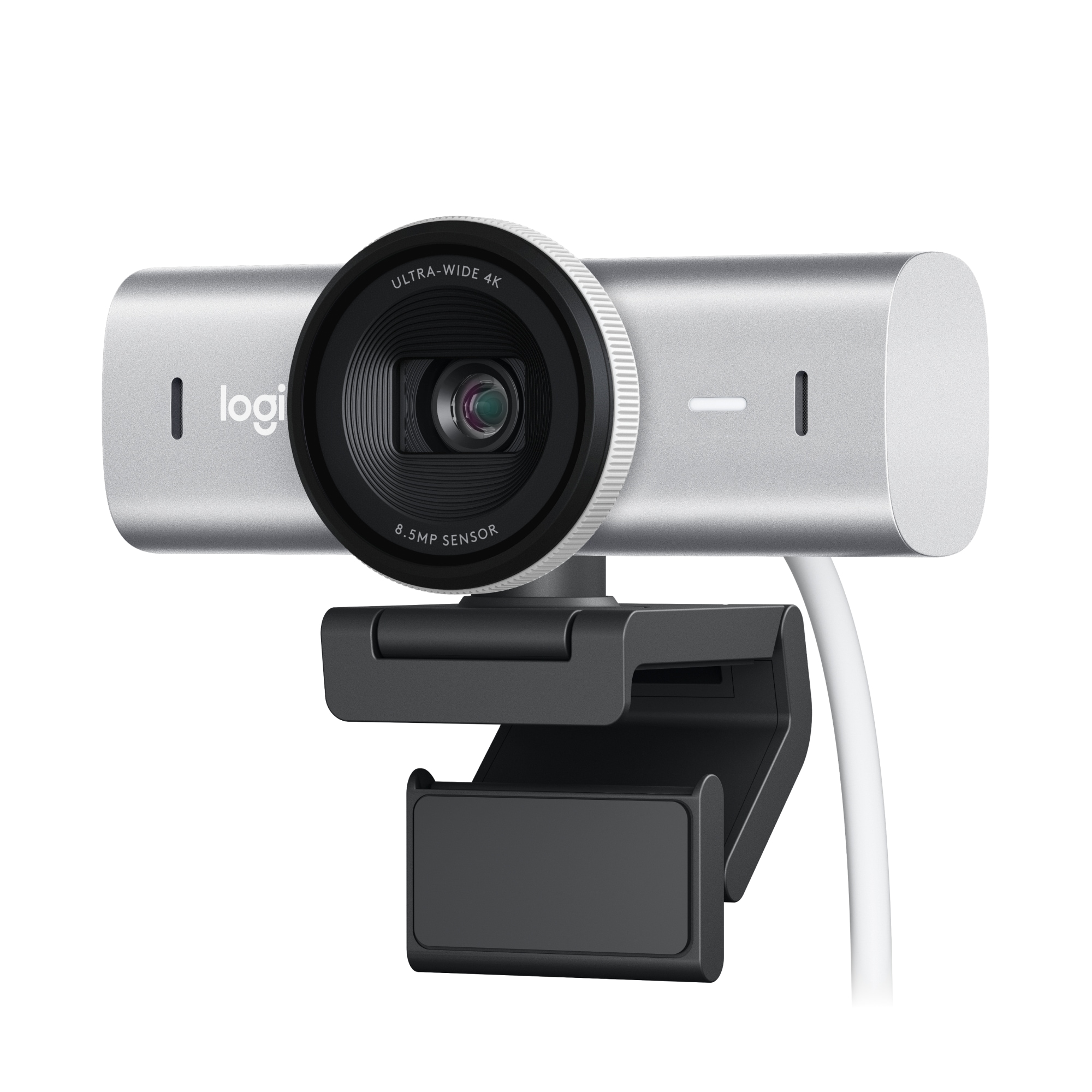 Logitech MX Brio 4K Webcam für Streaming, USB-C, Grigio chiaro | 1080p webcam mit 60 FPS, zwei beamforming-mikrofone mit geräuschreduzierung, show mode für notizen - Bild 6