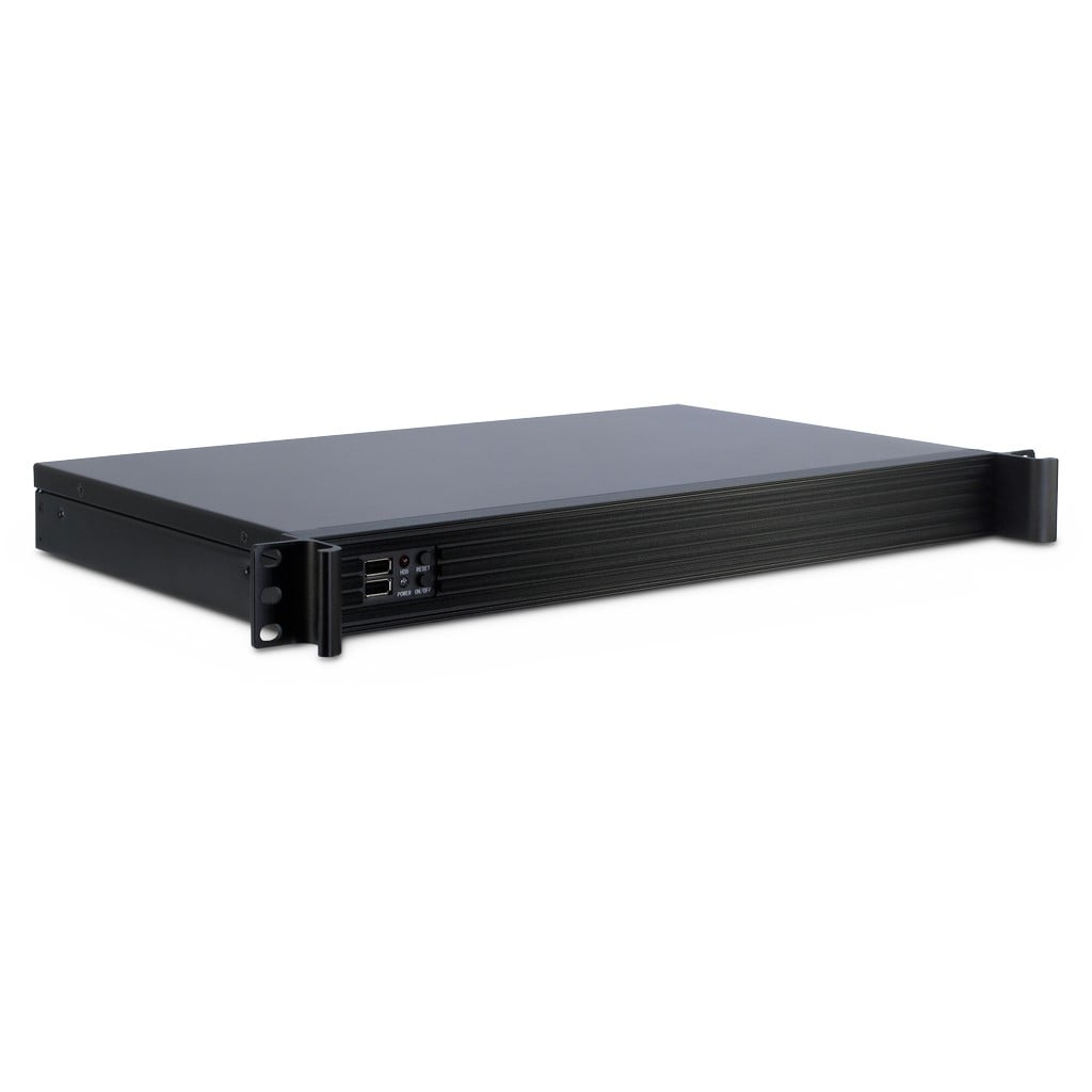 Inter-Tech 1U K-126L Server Gehäuse Größe 1 Schwarz