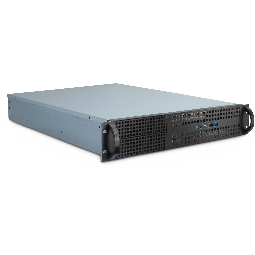 Inter-Tech 2U-2129-N Server Gehäuse Größe 2 Silber