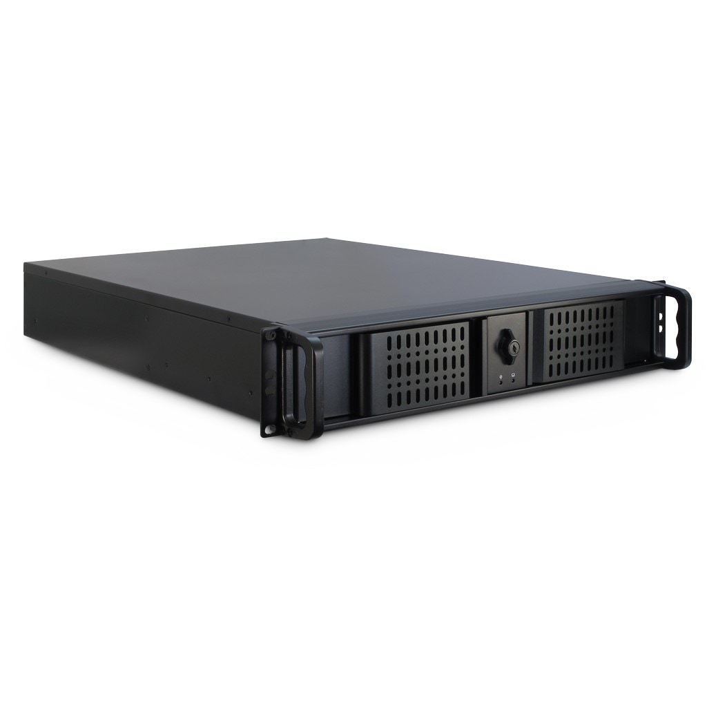 Inter-Tech 2U-2098-Sl Server Gehäuse Größe 19 Schwarz
