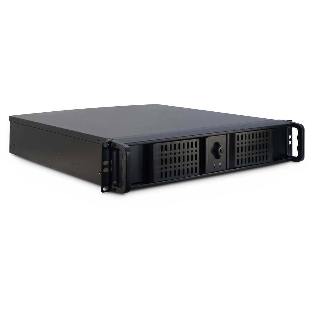Inter-Tech 2U-2098-Sk Server Gehäuse Größe 2 Schwarz