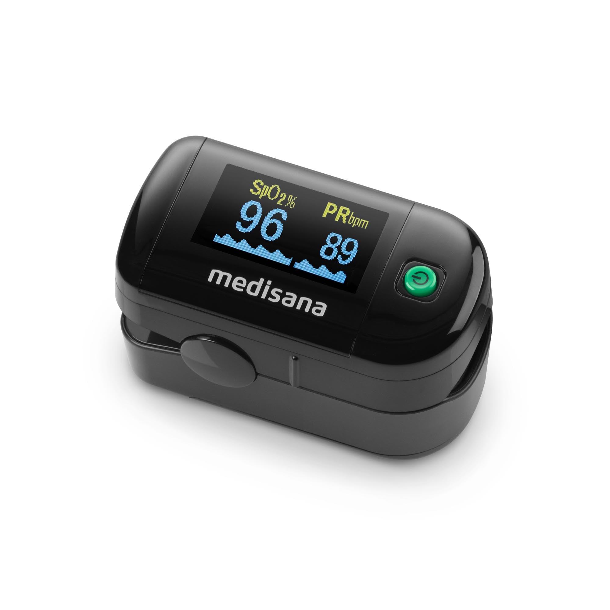 Medisana Pm 100 Pulsoximeter, Messung Der Sauerstoffsättigung Im Blut, Finger-Pulsoximeter Mit Oled-Display Und One-Touch-Bedienung, In Schwarz - Image 3