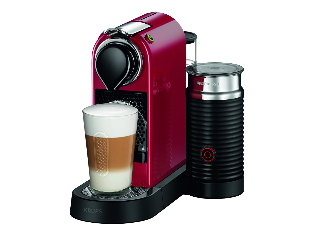 Nespresso Rot Kapselmaschine "Xn761b Citiz & Milk Von Krups", B:26,7Cm H:34,3Cm T:38,8Cm, Kaffeemaschinen, Inkl. Aeroccino Milchaufschäumer, Willk... - Image 3