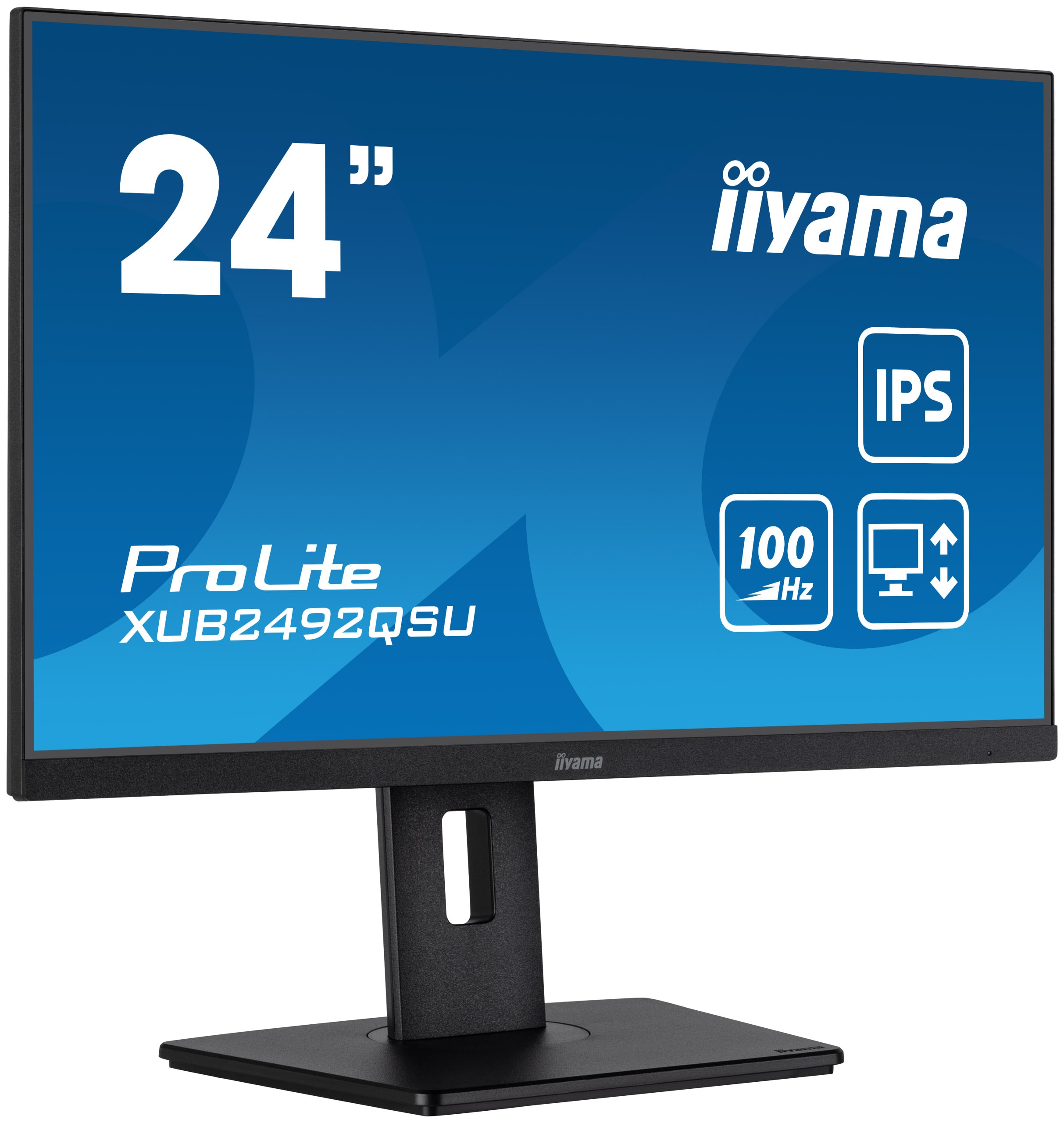 Image of 24" iiyama ProLite XUB2492QSU-B1 - 2560x1440 (QHD) - 100Hz - IPS