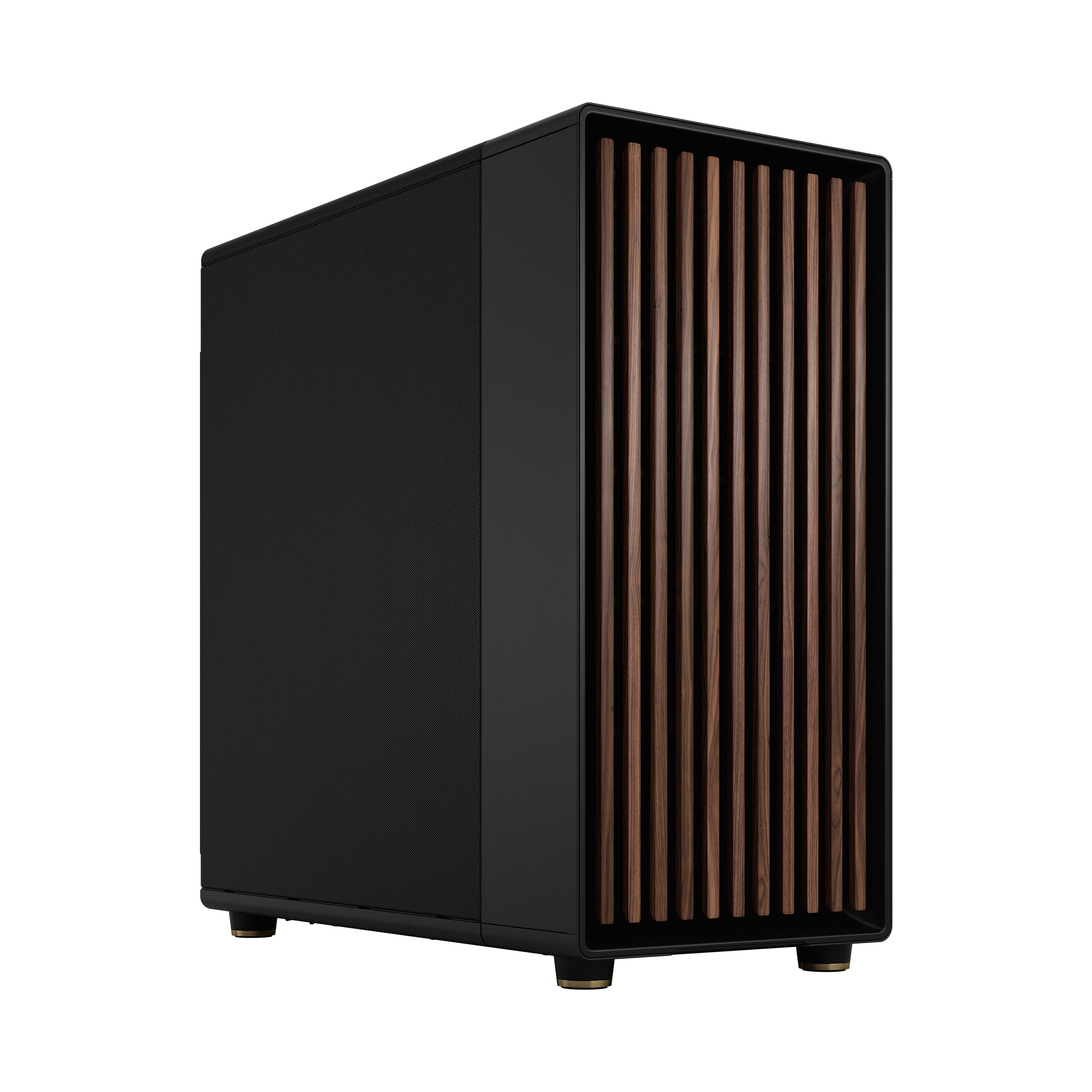 Fractal Design North Charcoal Black Gaming Gehäuse Mesh Seitenfenster Größe 7 Schwarz