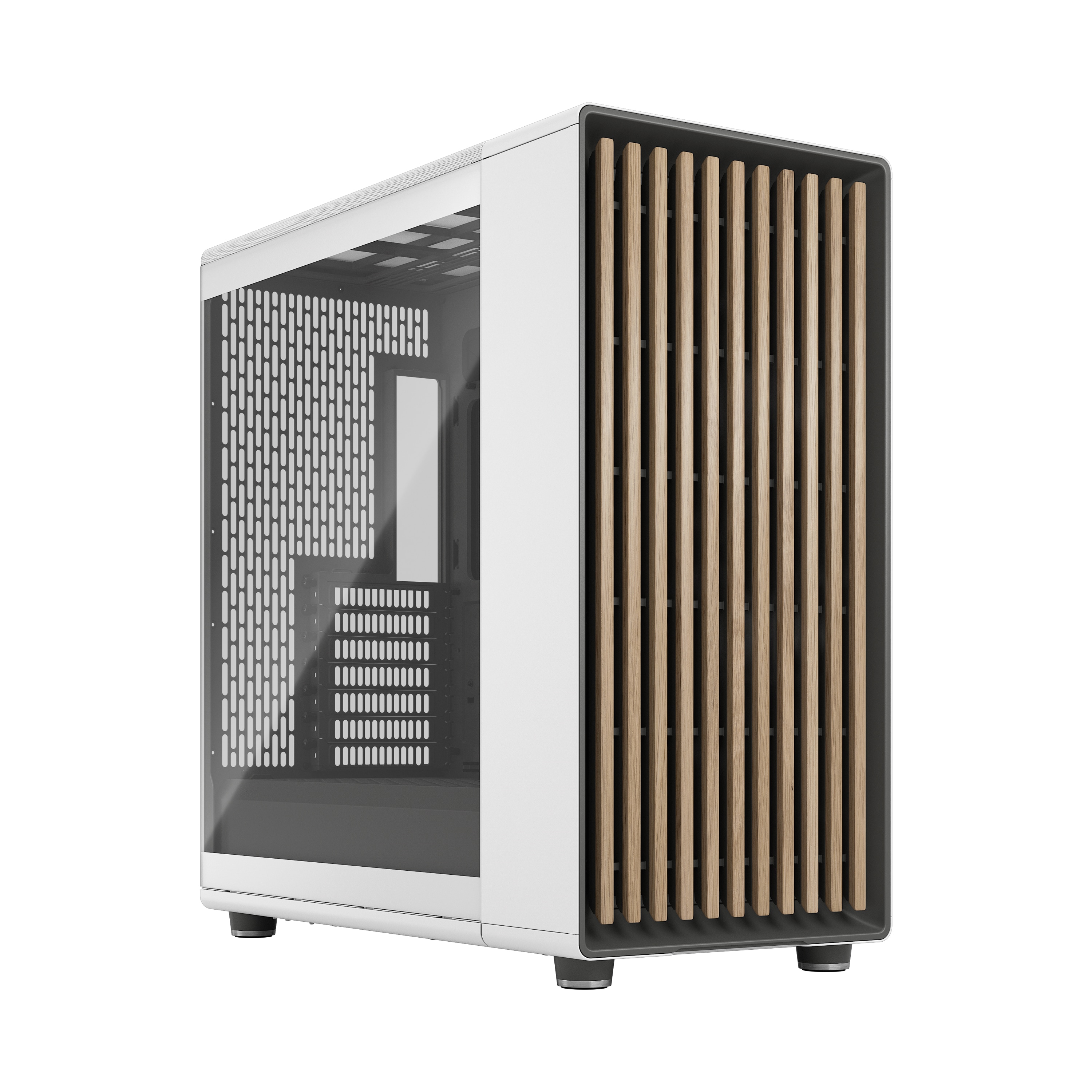 Fractal Design North Xl Gaming Pc Gehäuse Big-Tower Weiß Seitenfenster Weiss Fd-C-Nor1x-04 - Bild 5
