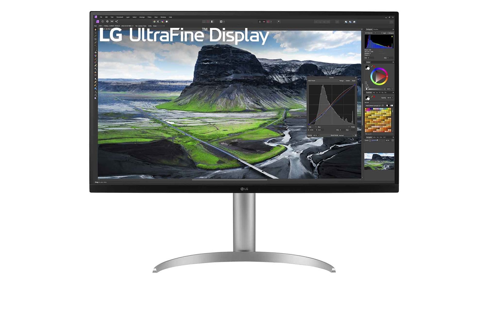 32 LG UltraFine 32UQ850V-W - 3840x2160 4K - 60Hz - IPS - 90W USB-C - KVM switch - Bild 2