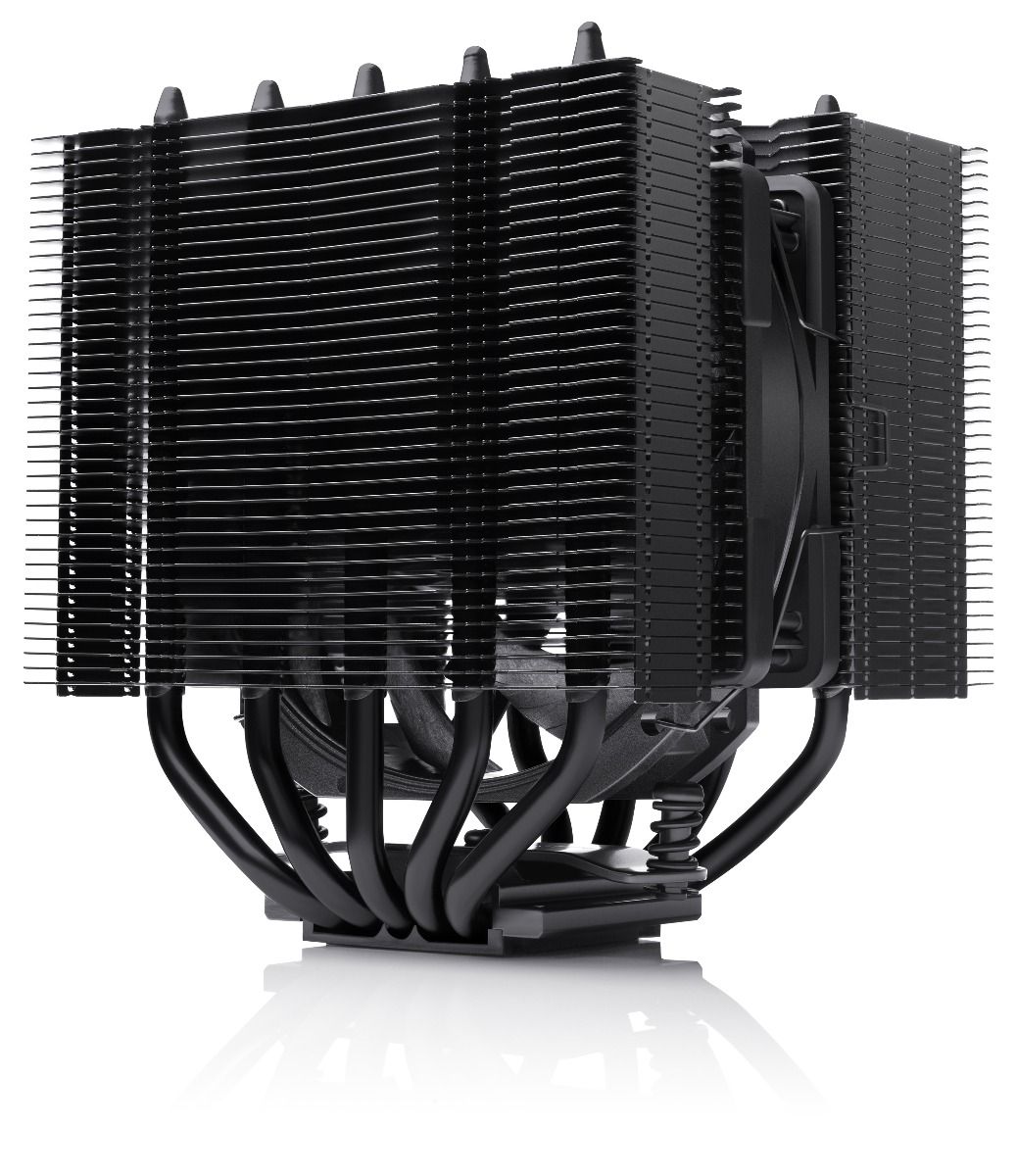 Noctua NH-D12L chromax.black (145 mm), CPU Kühler, Silber, Schwarz - Bild 2