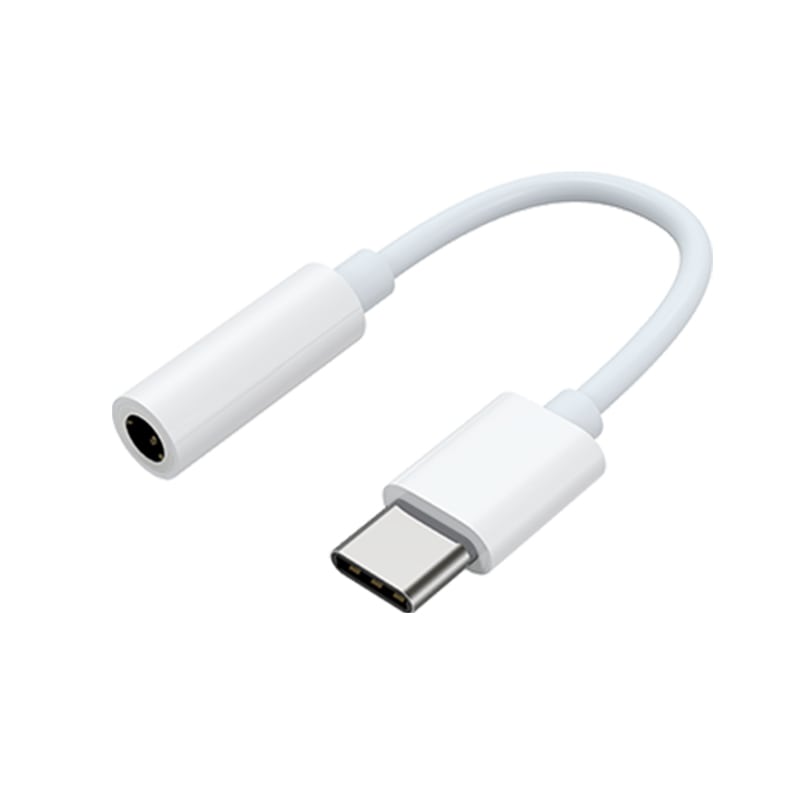 Samsung Mobeen Usb-C Zu 3,5Mm Klinke-Adapter Kopfhörer-Adapter Größe 3.5 Weiss