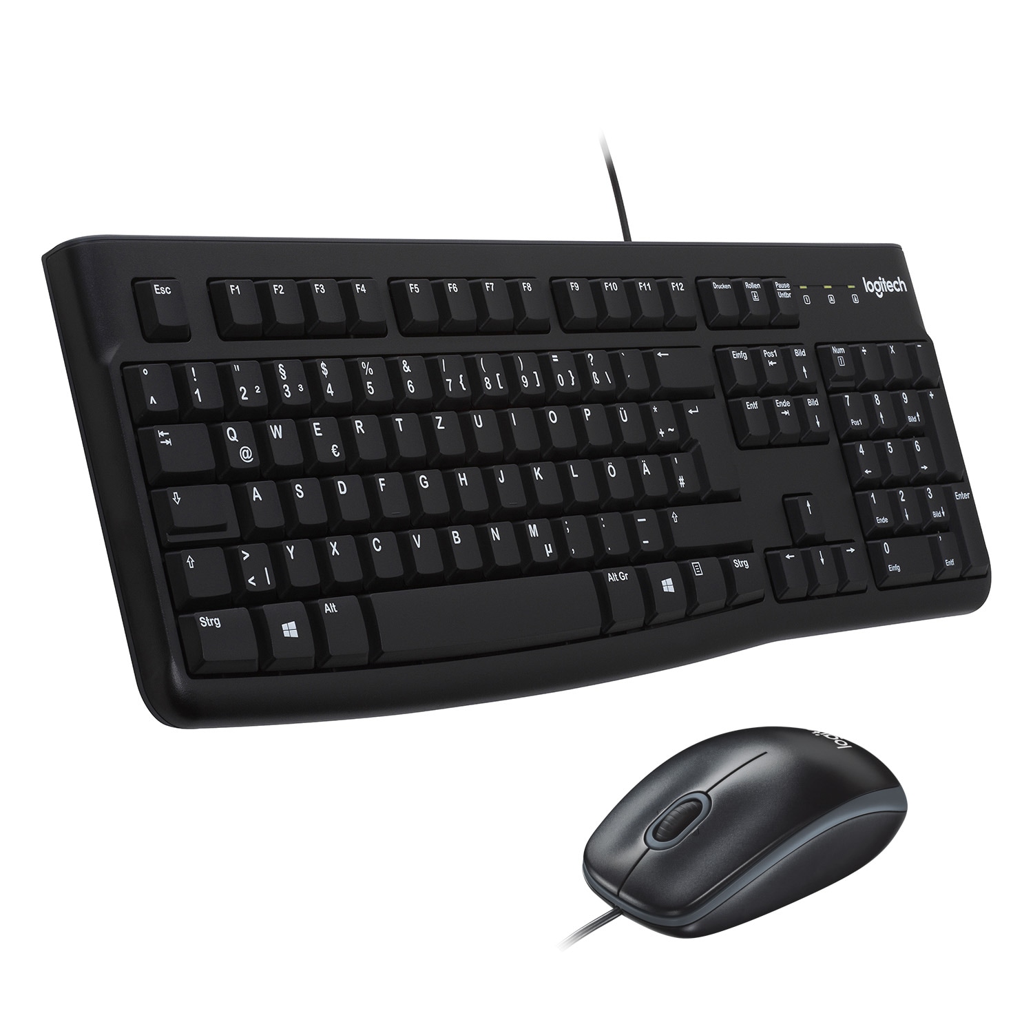 Logitech MK120 (Eng. Int., Kabelgebunden), Tastatur, Schwarz - Image 4
