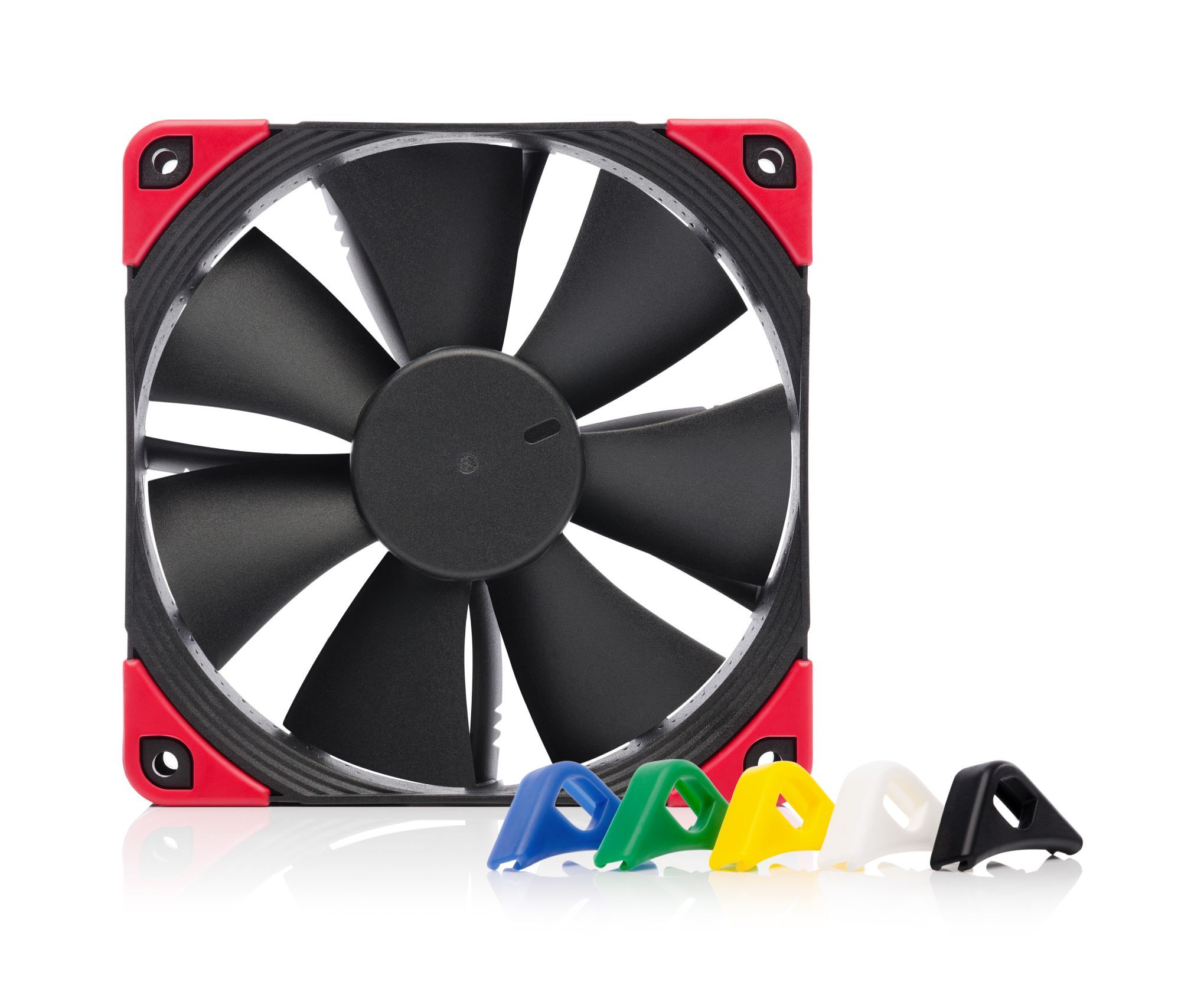 Noctua Nf-F12 Pwm Chromax.black.swap 120X120x25mm, 4Pin Pwm (1500Rpm,,4Db(A)) Größe 22 Schwarz