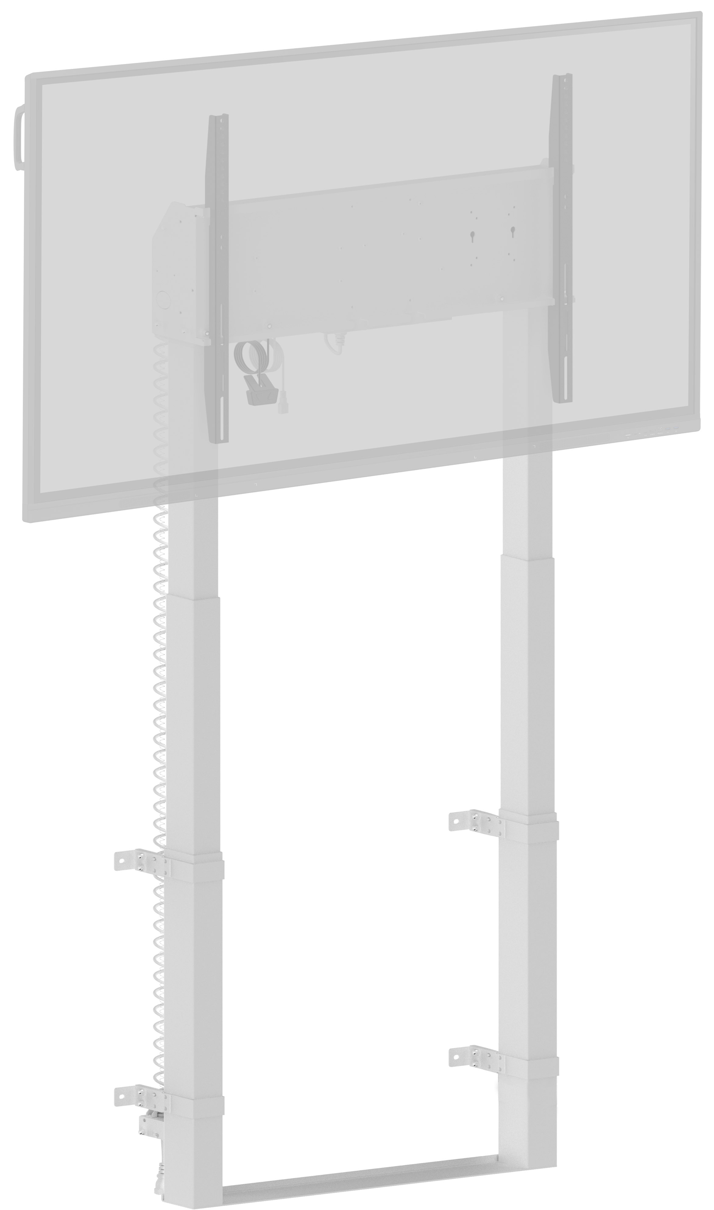 Image of Elektrisches Stationär-Pylonensystem MD-WLIFT2031-W1, Monitorhalterung