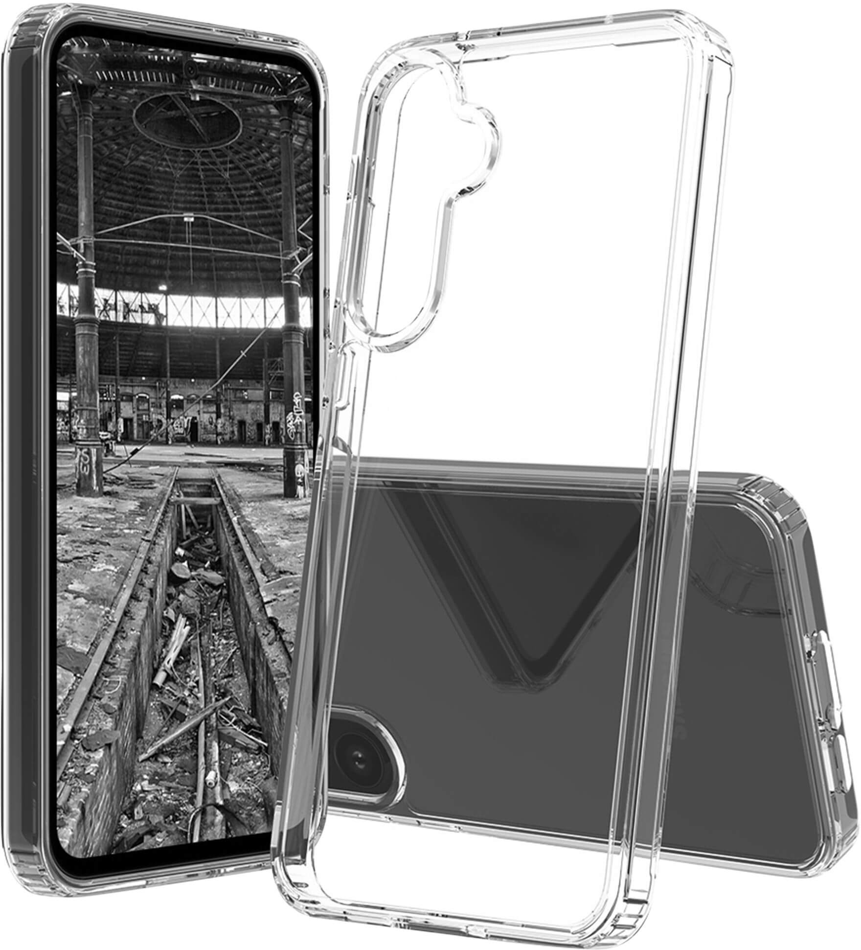 JT Berlin BackCase Pankow Clear (Samsung Galaxy A55), Smartphone Hülle, Transparent - Bild 3