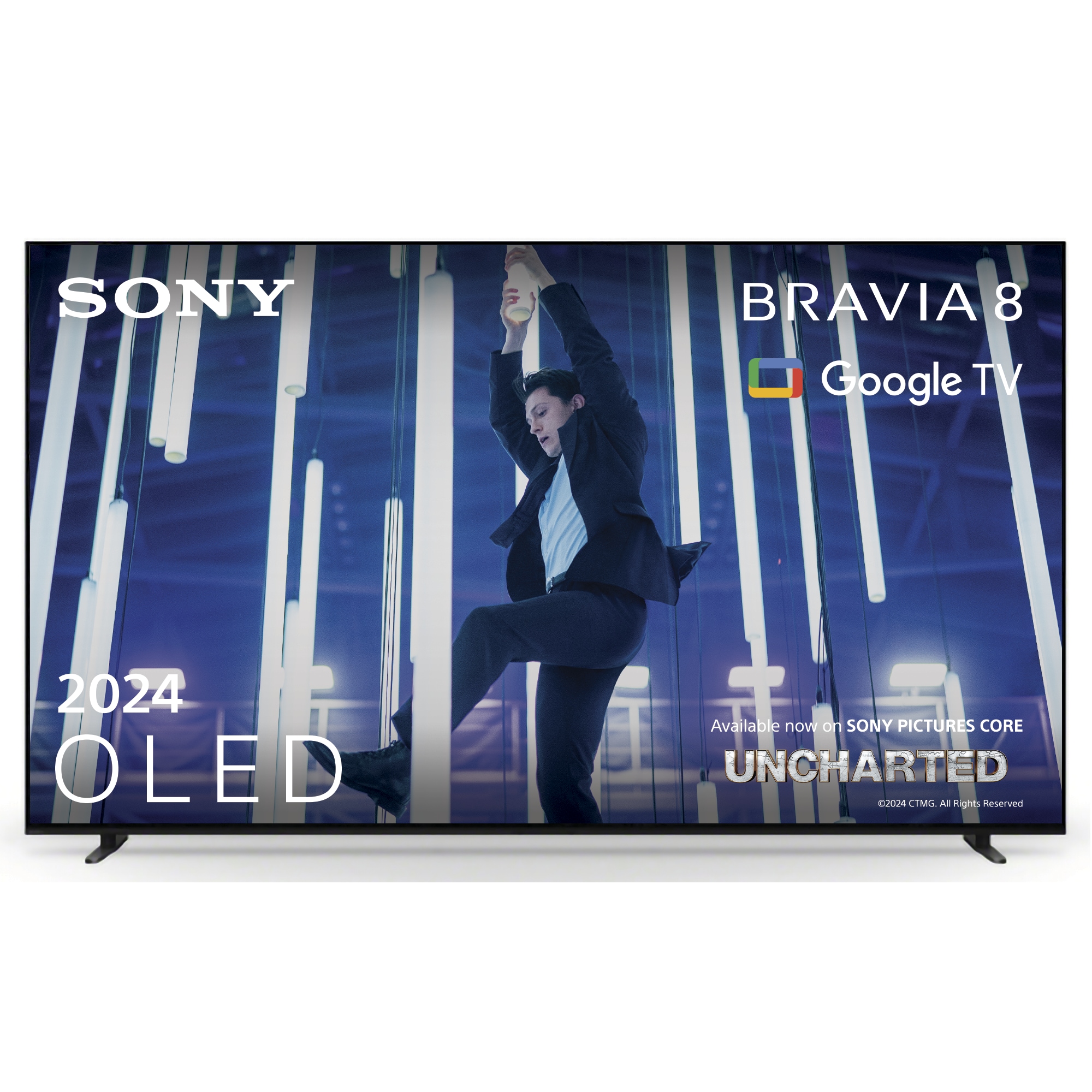 Sony K-55XR80PAEP (55", Bravia 8, OLED, 4K, 2024), TV, Silber - Image 3