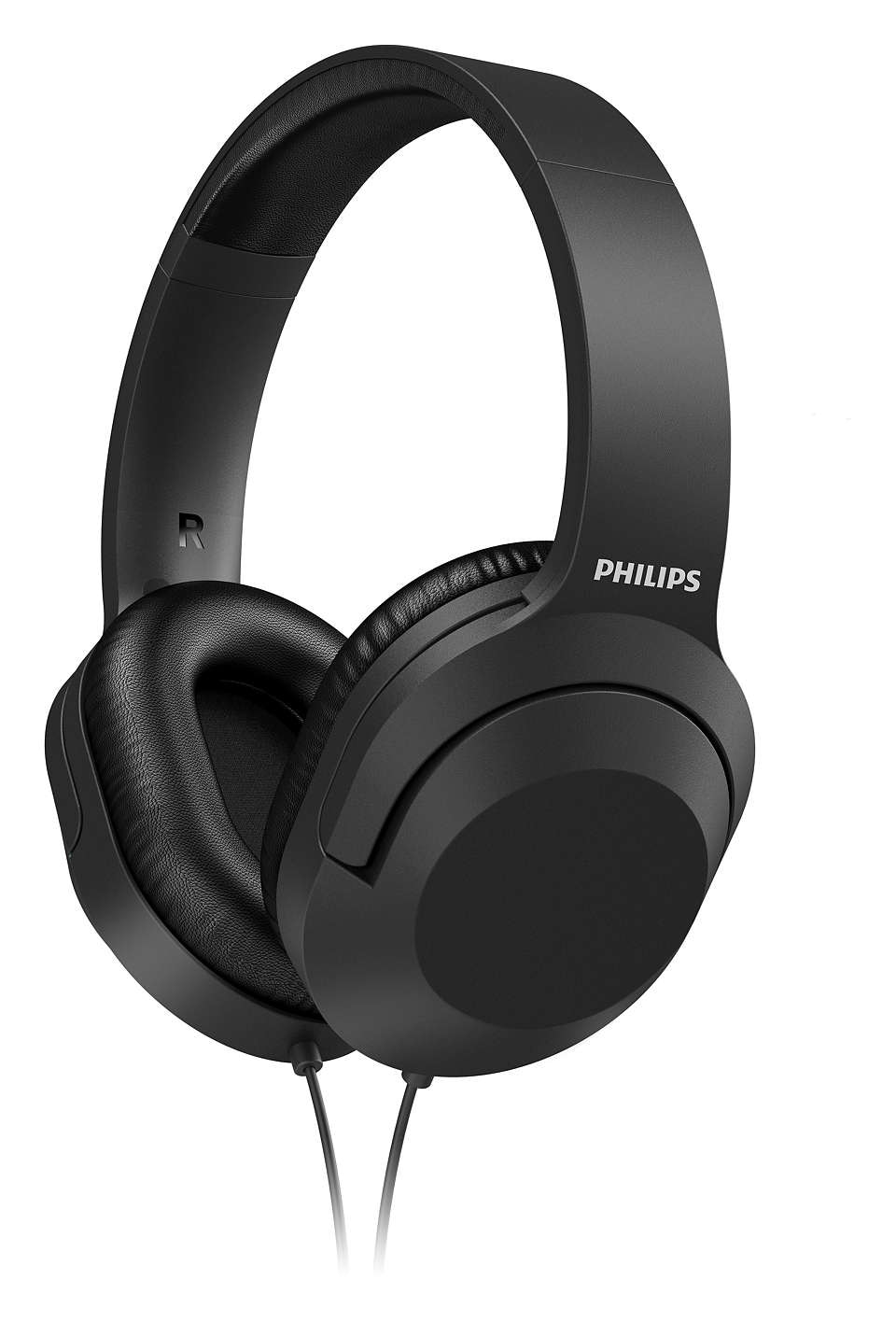 PHILIPS Audio TAH2005BK/00 Over-Ear Stereo Kopfhörer mit Kabel (2-m-Kabel, 40-mm-Neodym-Treiber, Passive Geräuschisolierung, Verstellbarer Kopfbügel, Leicht) Schwarz, einheitsgröße - Bild 7
