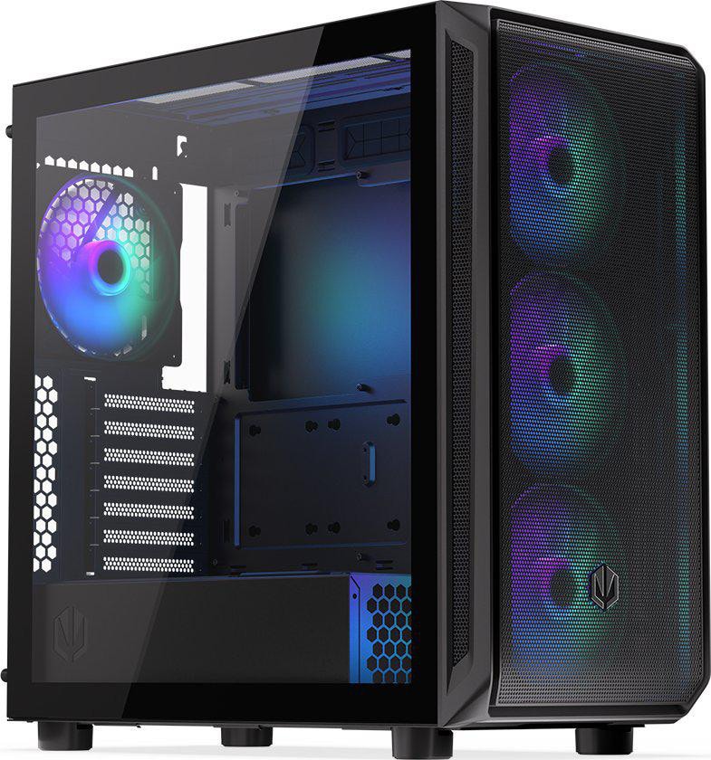 Endorfy Arx 700 Argb Crystal Gaming Tower, 4 Lüfter, 140 Mm, Usb-C, Gpu, 410 Mm - Bild 4