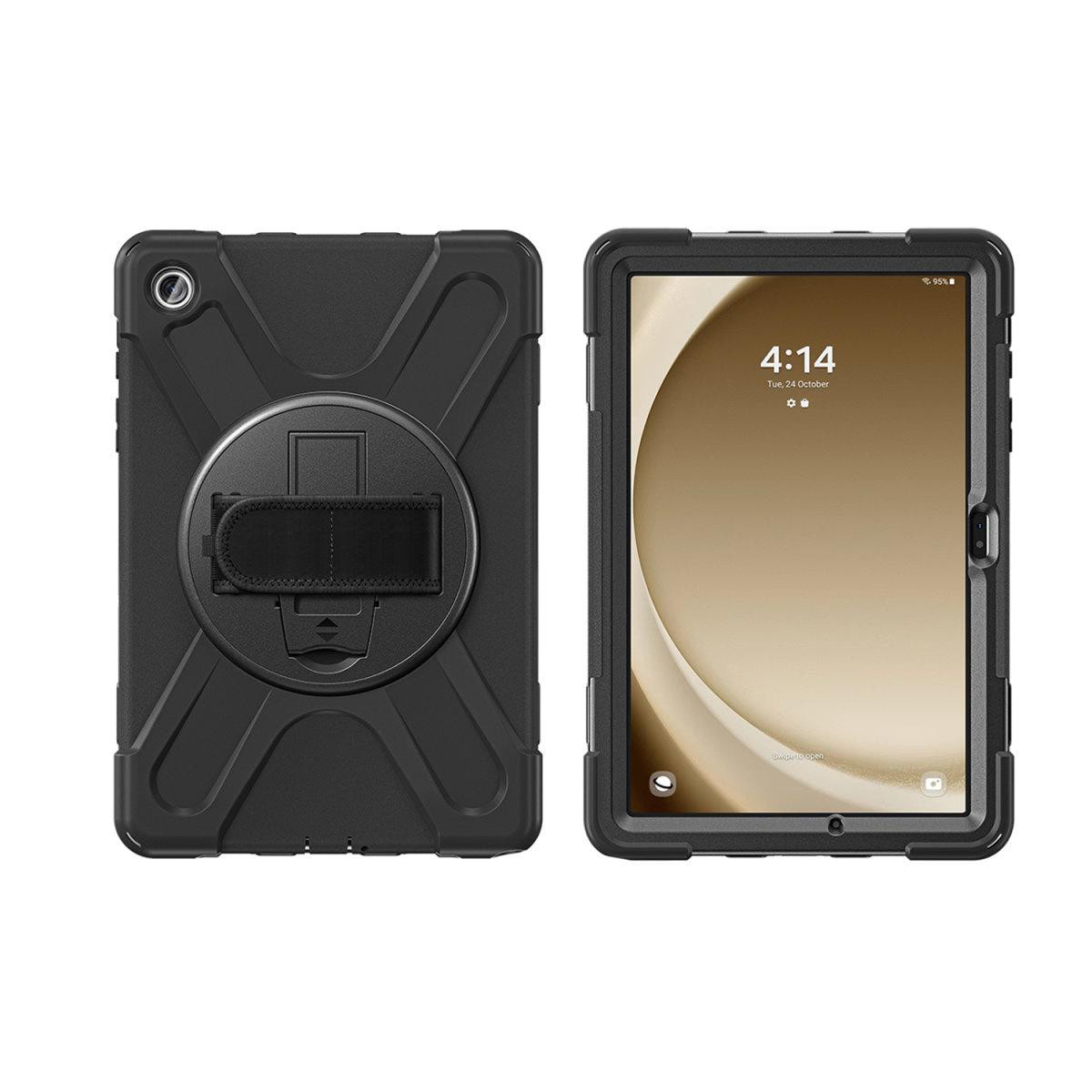 4Smarts Rugged Case Grip Für Samsung Galaxy Tab S9 Fe Schwarz