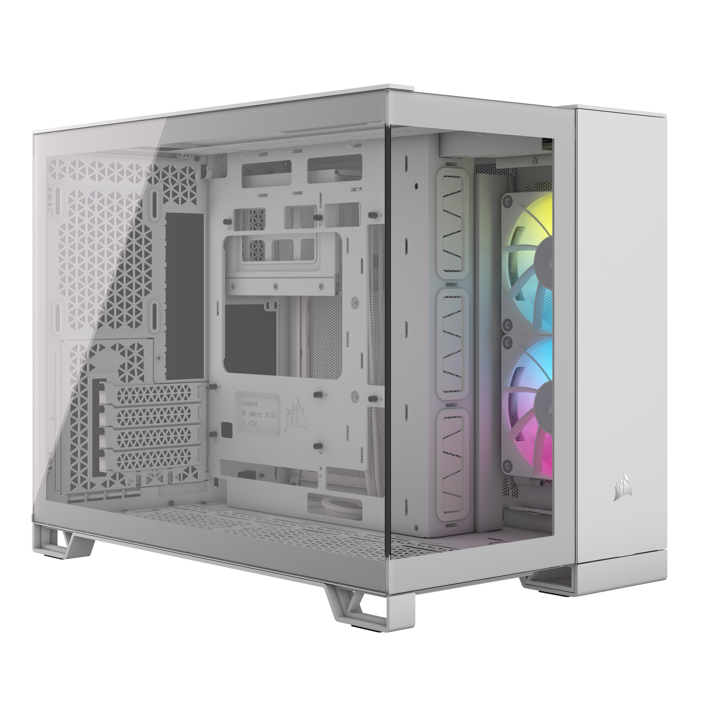 Corsair 2500X RGB weiß Midi Tower mATX Gaming Gehäuse