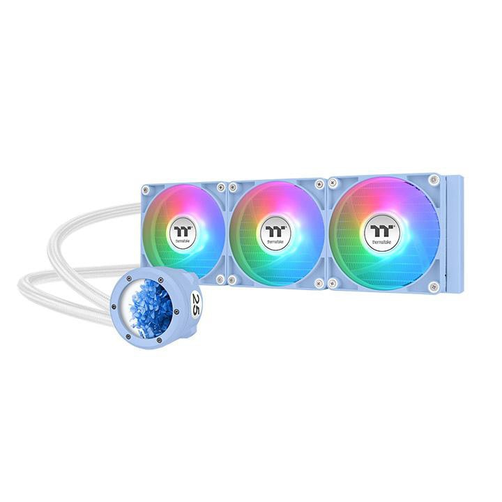 Thermaltake Kit Watercooling Aio Th V2 Ultra Ex Sync RGB - 360mm (Bleu), CPU Wasserkühler, Blau - Bild 2