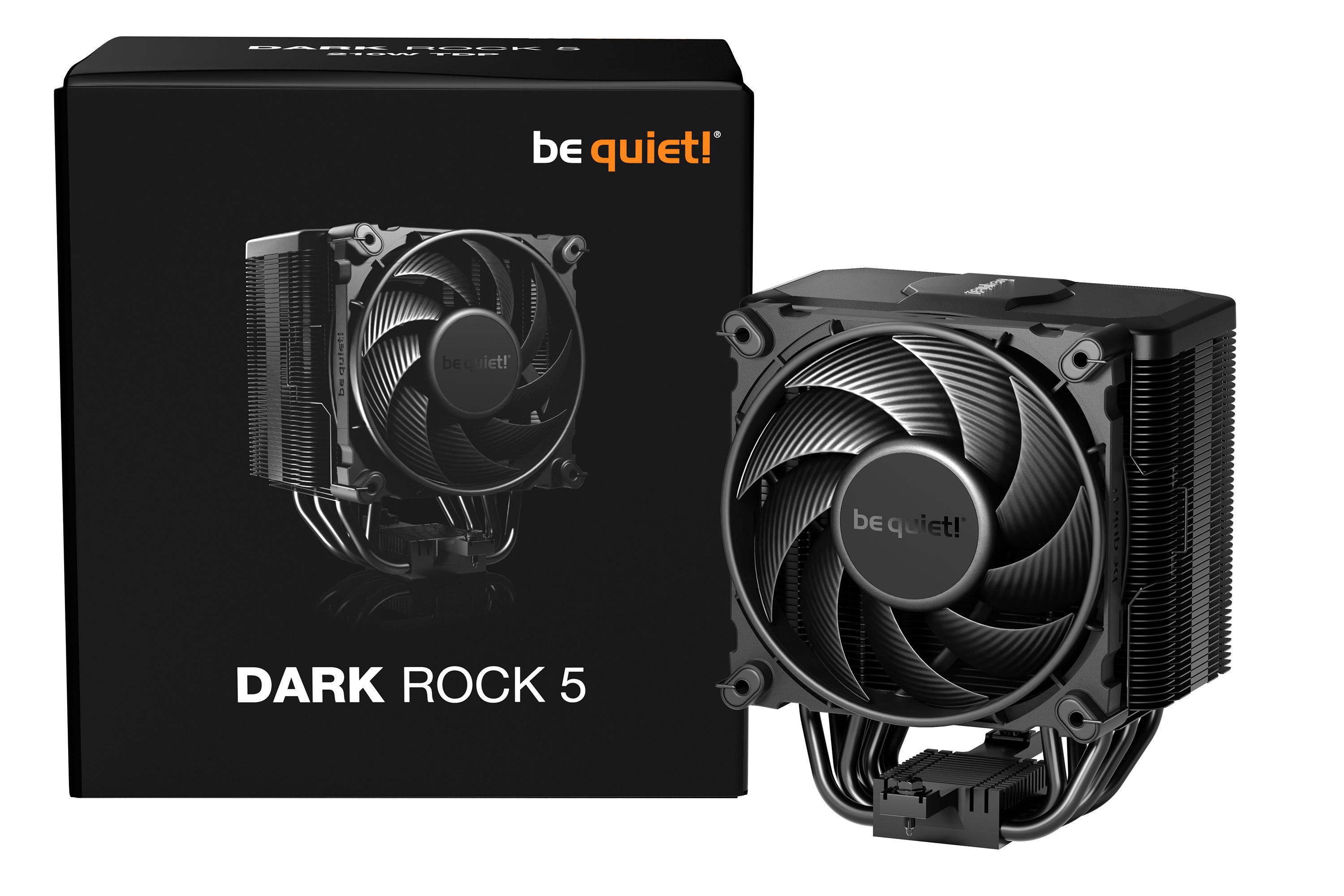 Be-Quiet Schwarz Be Quiet! Dark Rock 5 Prozessor Luftkühlung 12 Cm 1 Stück(E) - Bild 5