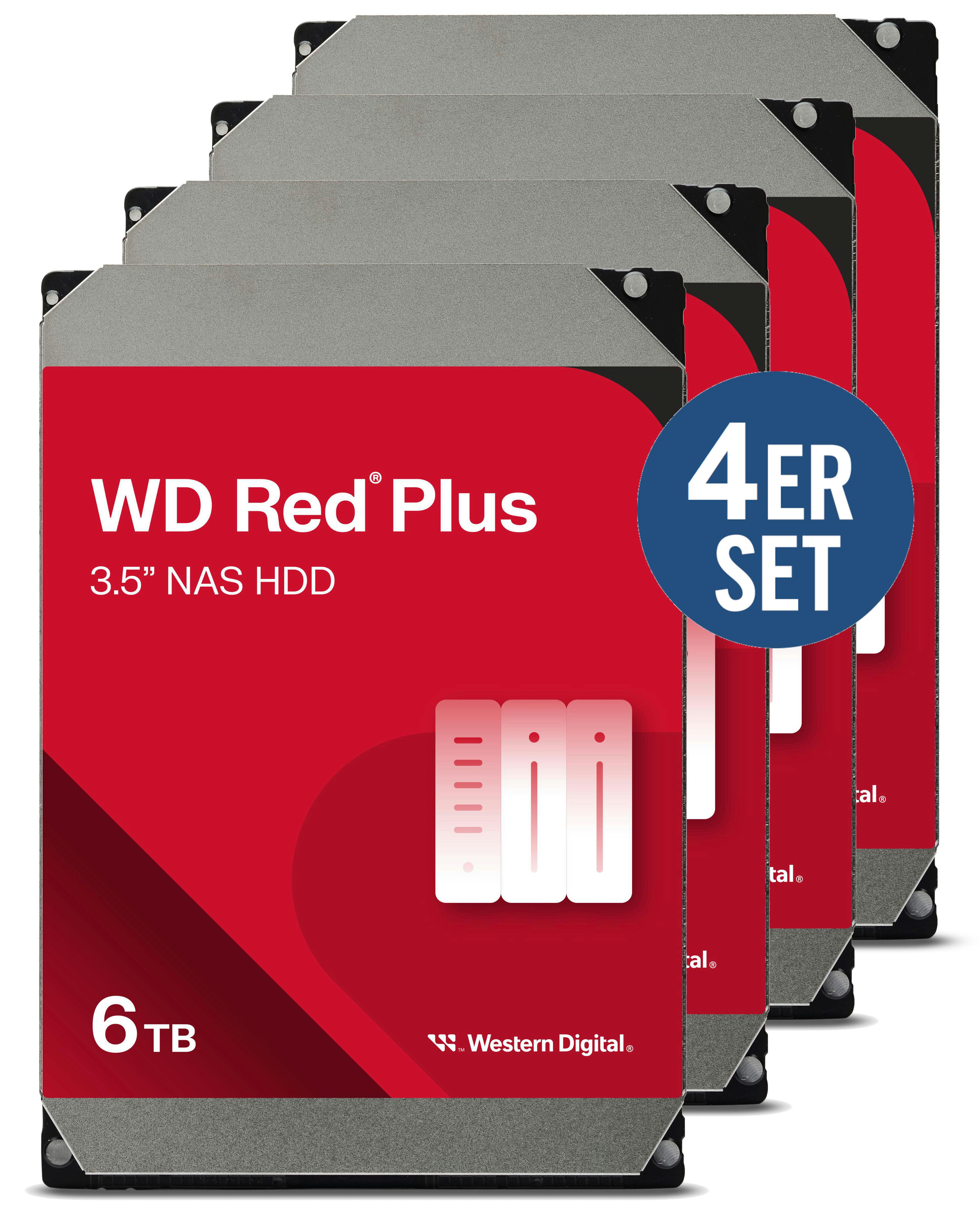 Western Digital Wd Red Plus 6Er Set Wd60efpx 36Tb - 6X6 Tb 5400 Rpm 256 Mb 3,5 Zoll Sata 6 Gbit/S Cmr Wd60efpx_6er - Image 14