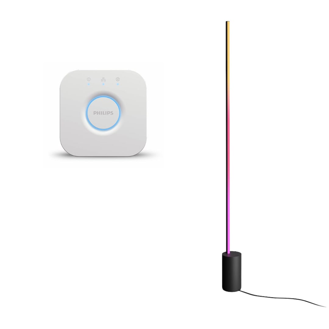 Philips Hue White & Color Ambiance Gradient Signe Stehleuchte Größe 16 Schwarz - Bild 14