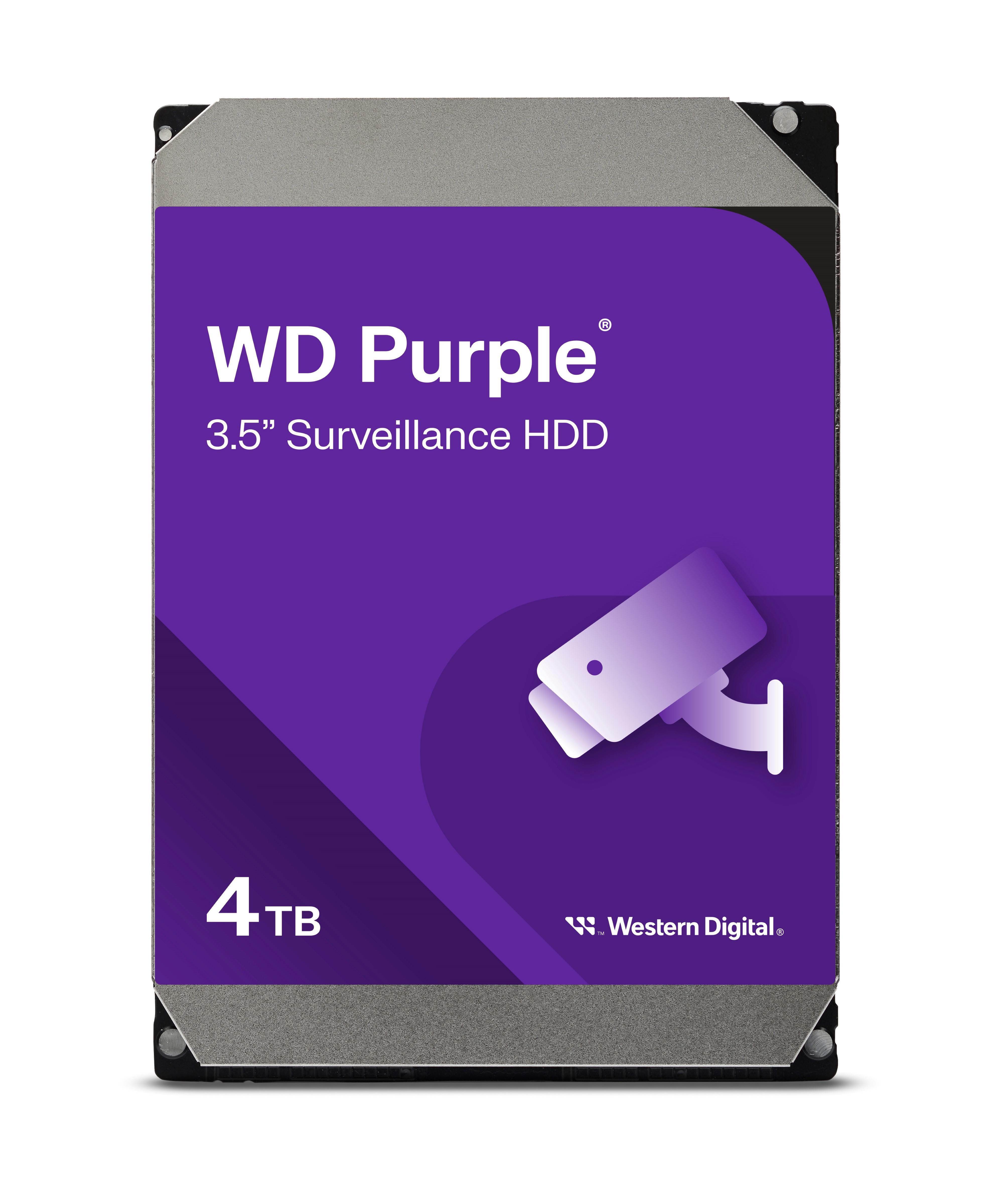 Image of WD Purple - 4TB - Festplatten - WD44PURZ - SATA-600 - 3.5"